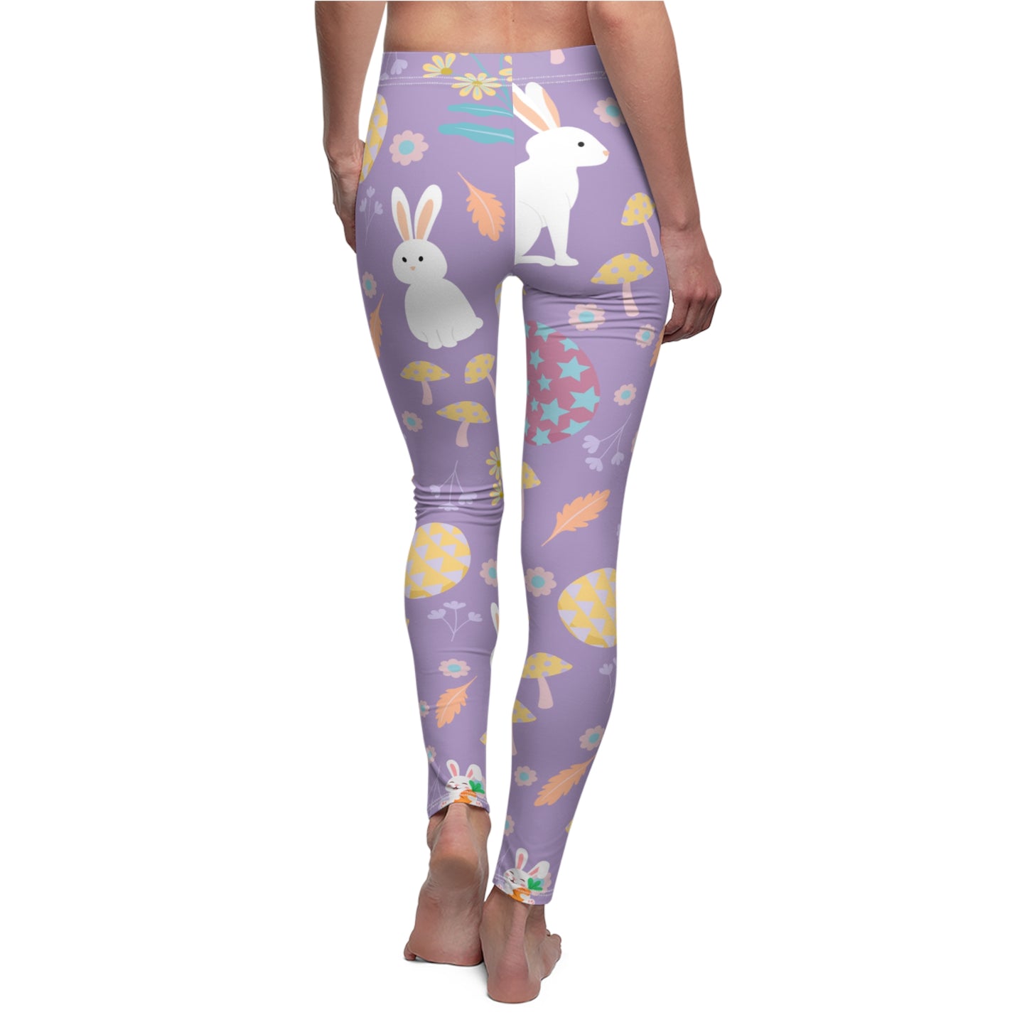 Easter Women's Cut & Sew Casual Leggings (AOP)