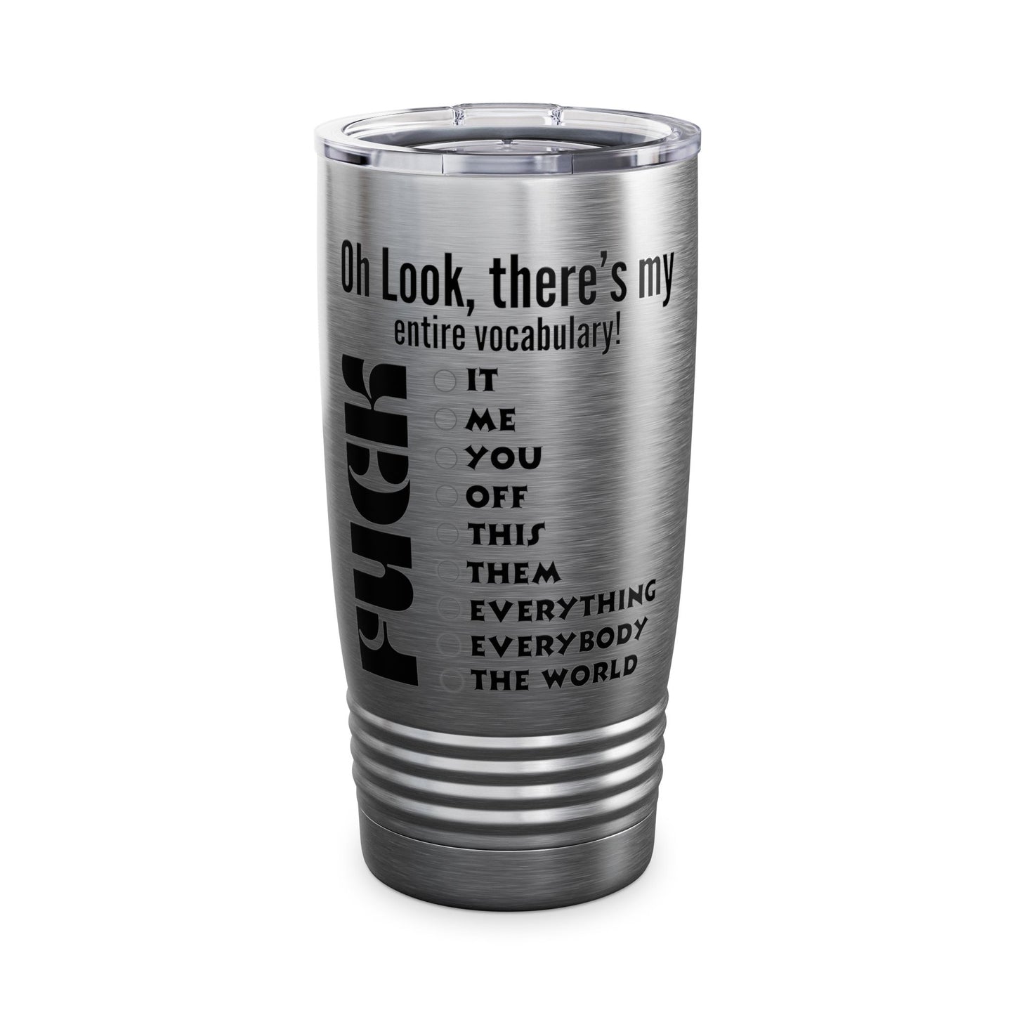 Vocabulary Ringneck Tumbler, 20oz
