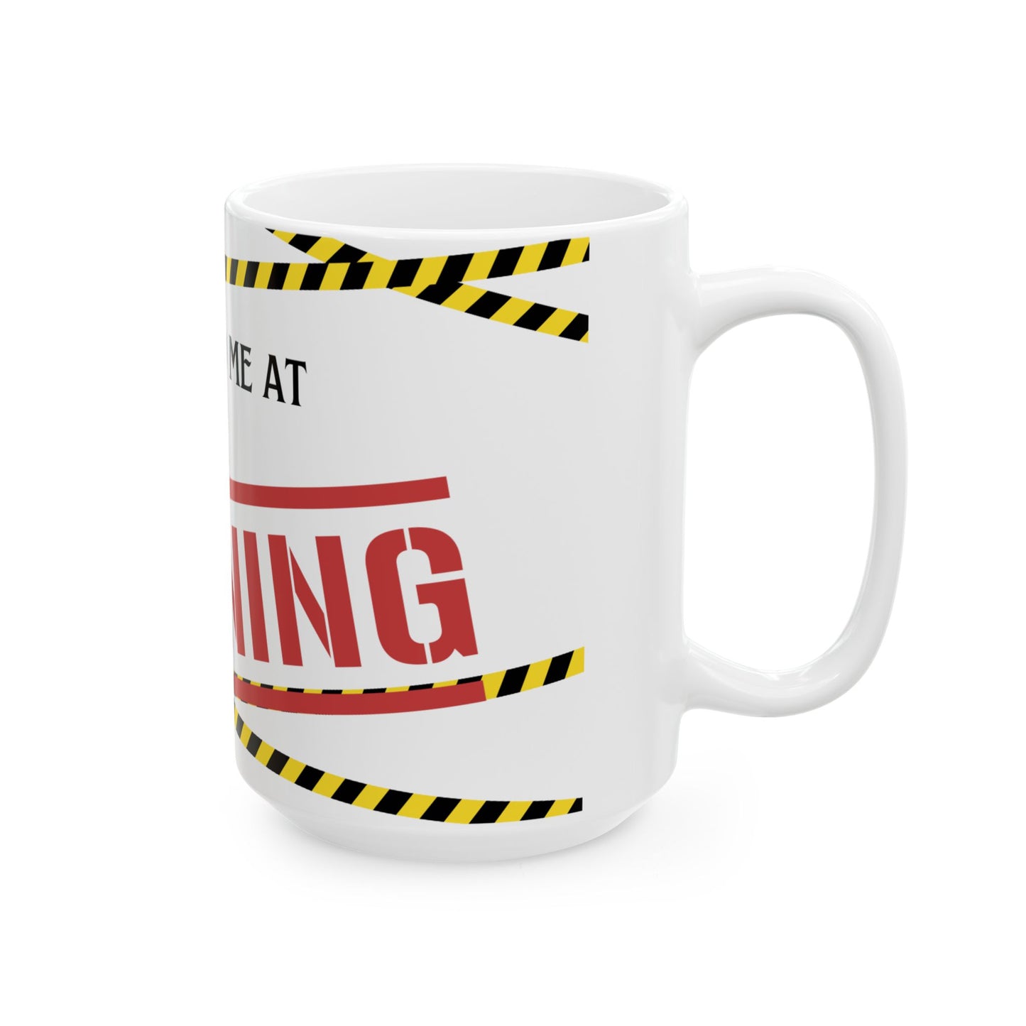 Trigger Warning Ceramic Mug, (15oz)