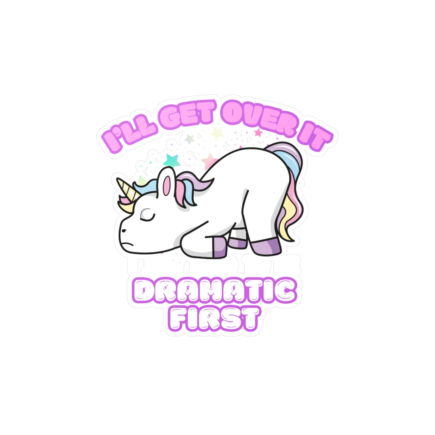 Dramatic Kiss-Cut Vinyl Decals