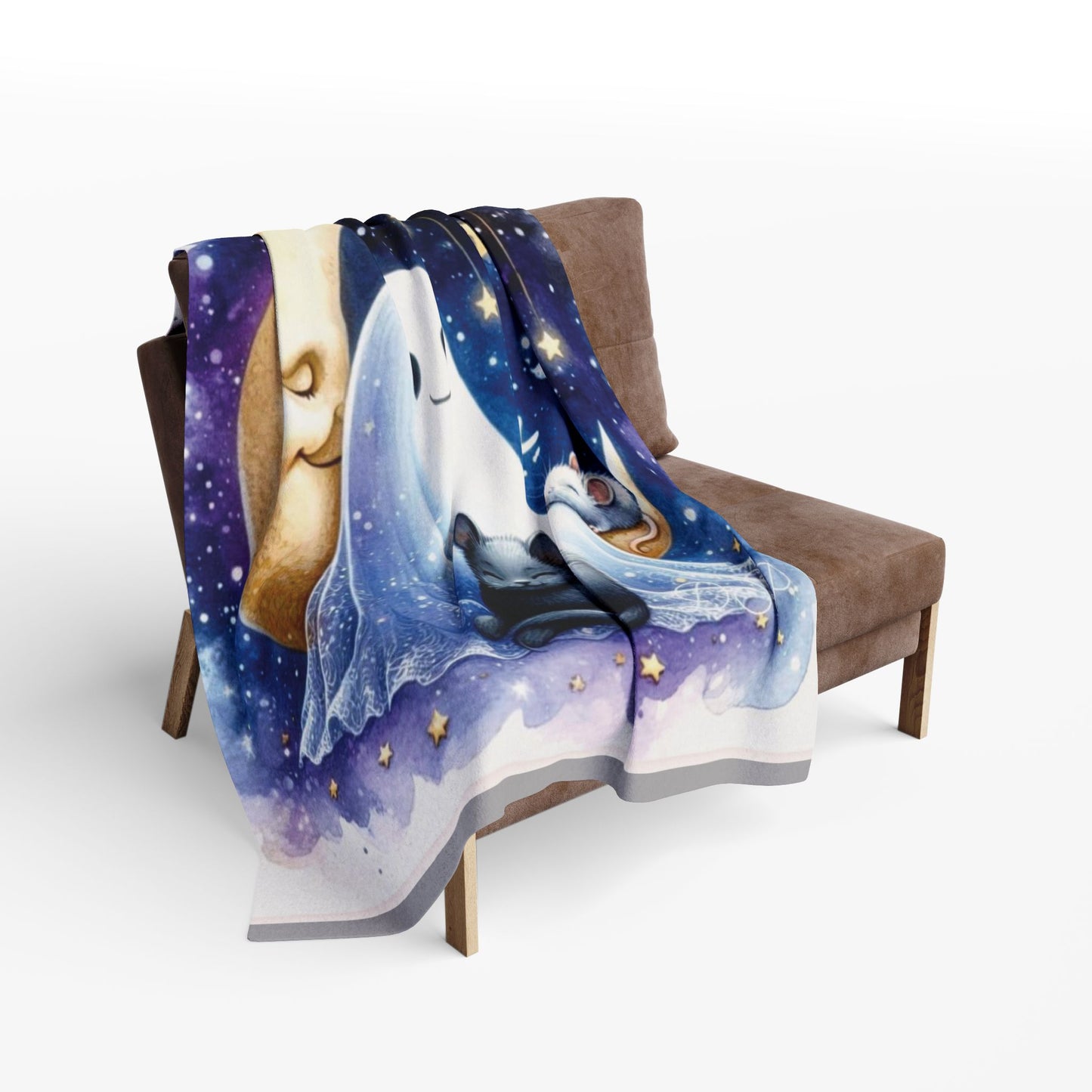 Happy Ghost Arctic Fleece Blanket