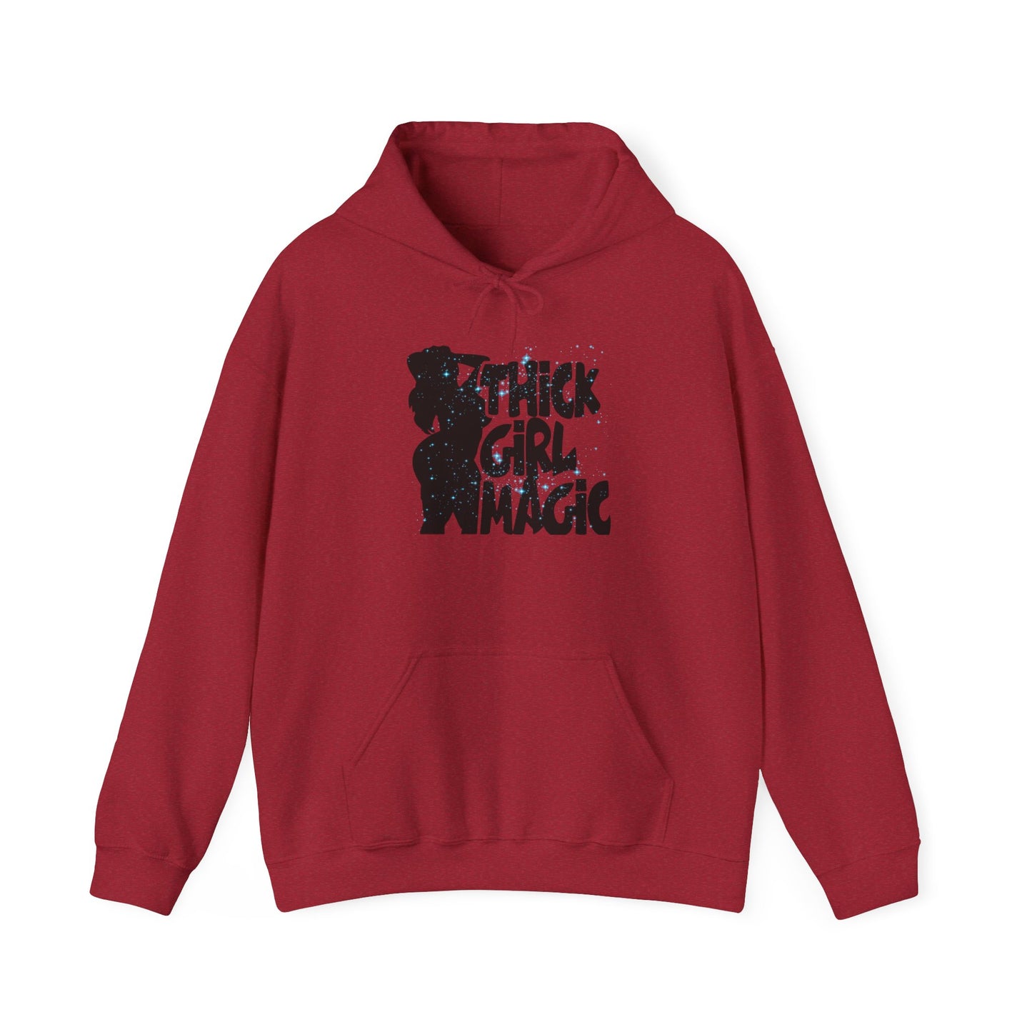 Thick Girl Magic Unisex Hooded Sweatshirt