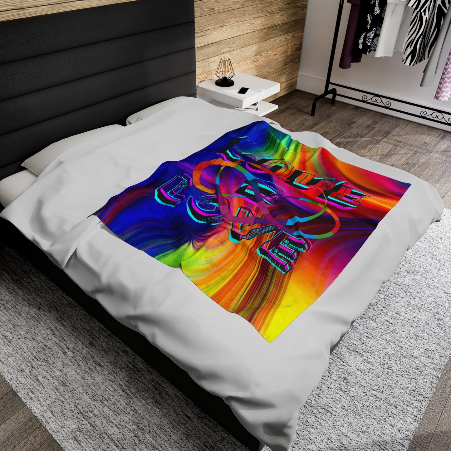 Love Velveteen Plush Blanket