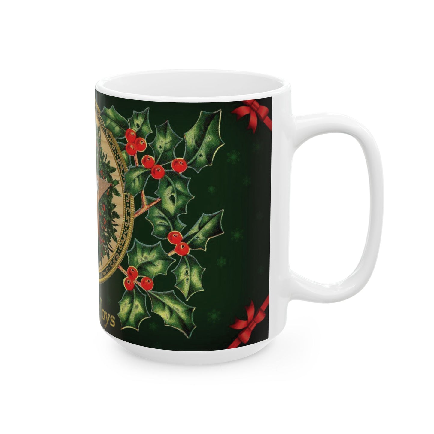 Yuletide Joy Ceramic Mug, (15oz)