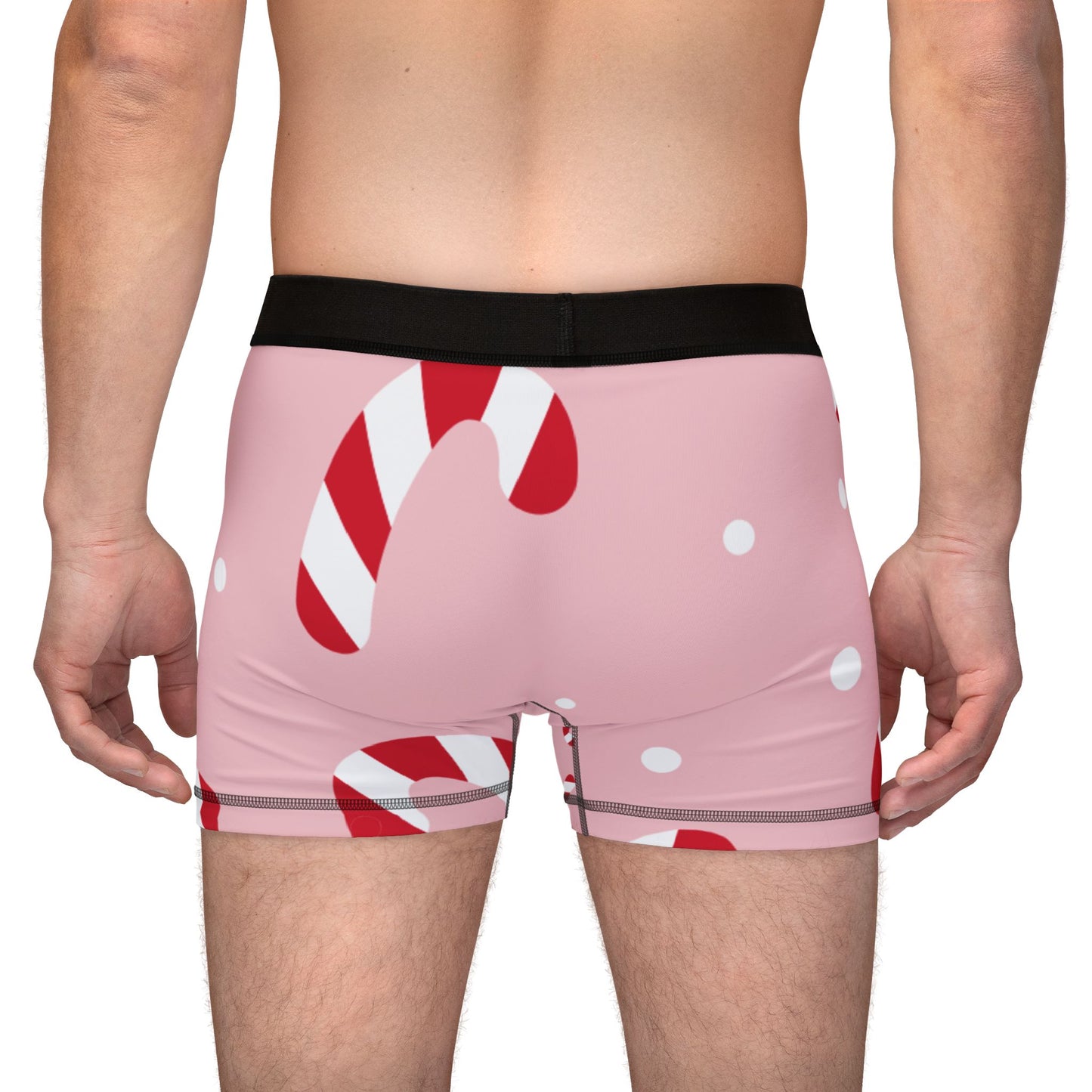 Candy Canes Men's Boxers (AOP)