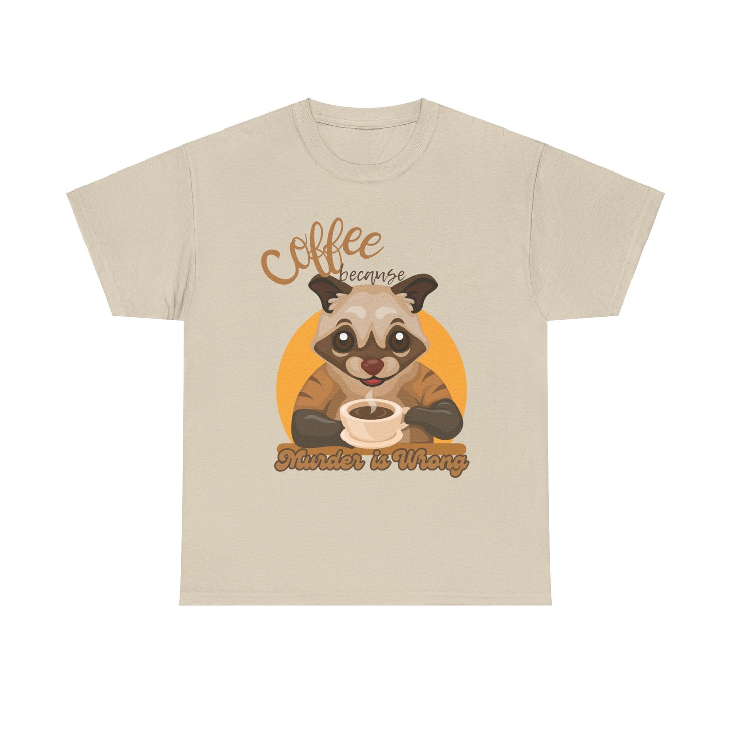 Coffee Unisex Heavy Cotton Tee