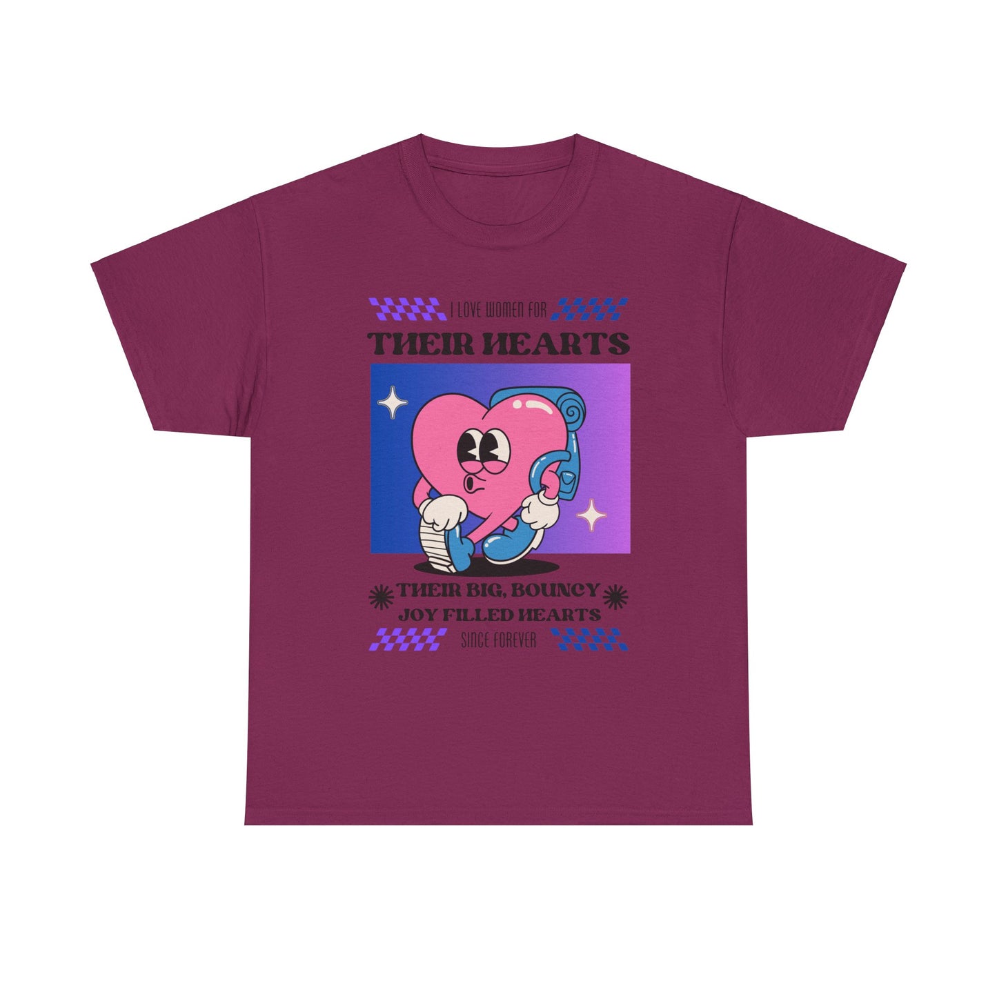 Love Hearts Unisex Heavy Cotton Tee