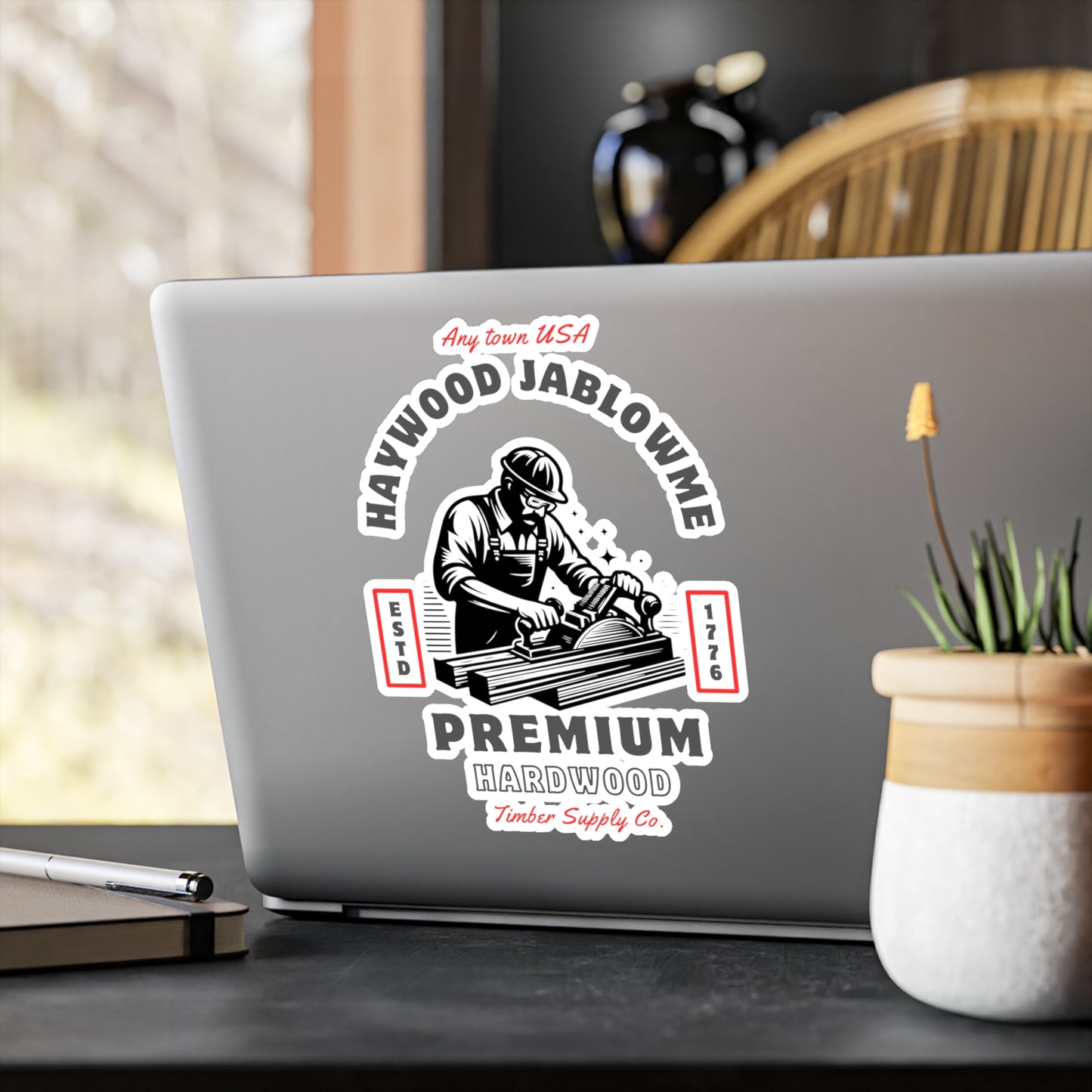Premium Hardwood Vinyl Decal