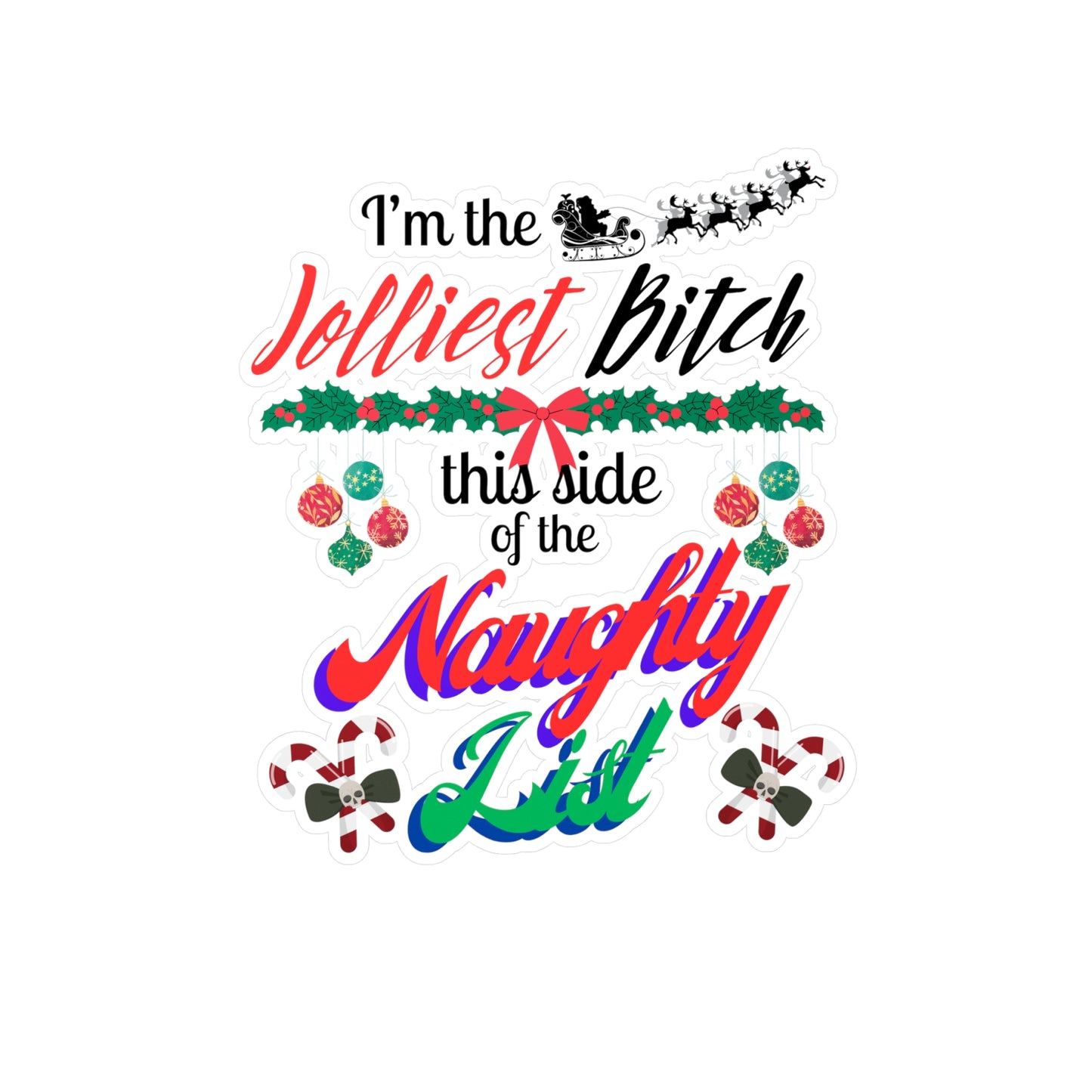 Jolliest Kiss-Cut Vinyl Decals