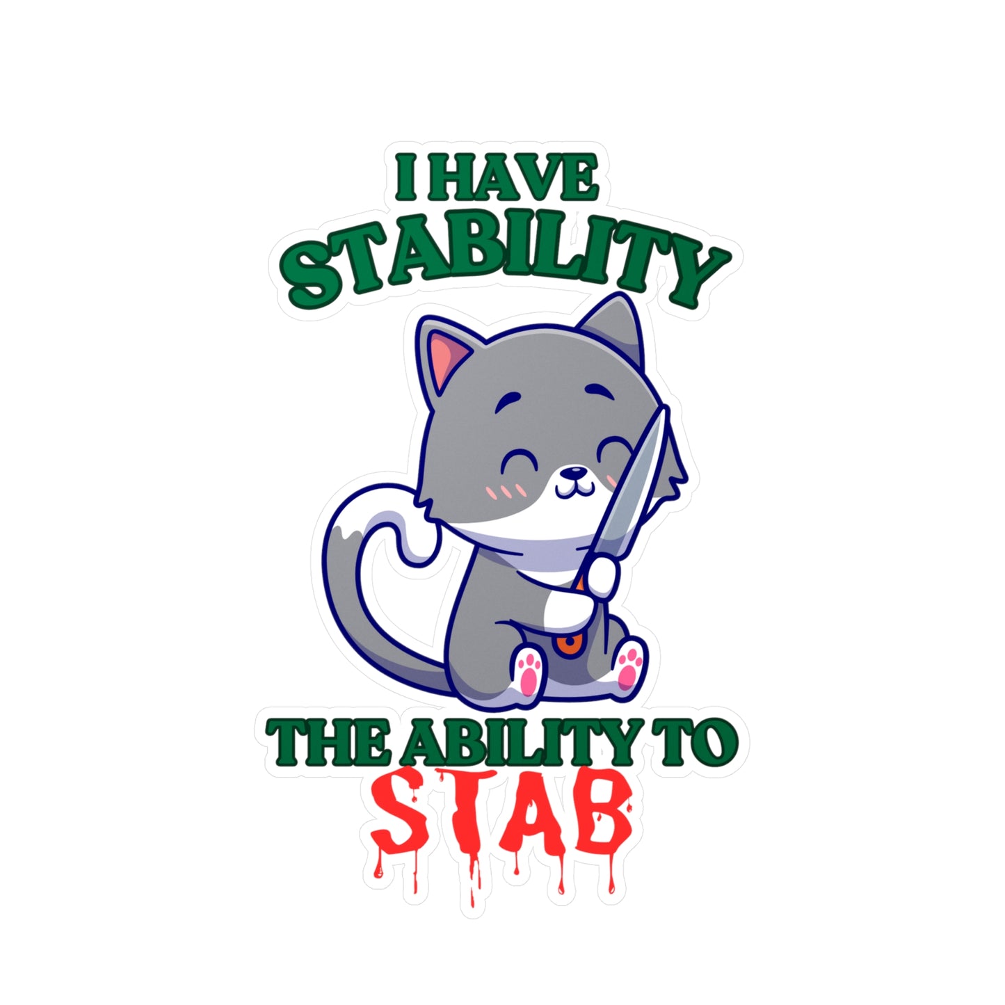 Stability Kiss-Cut Vinyl Decals