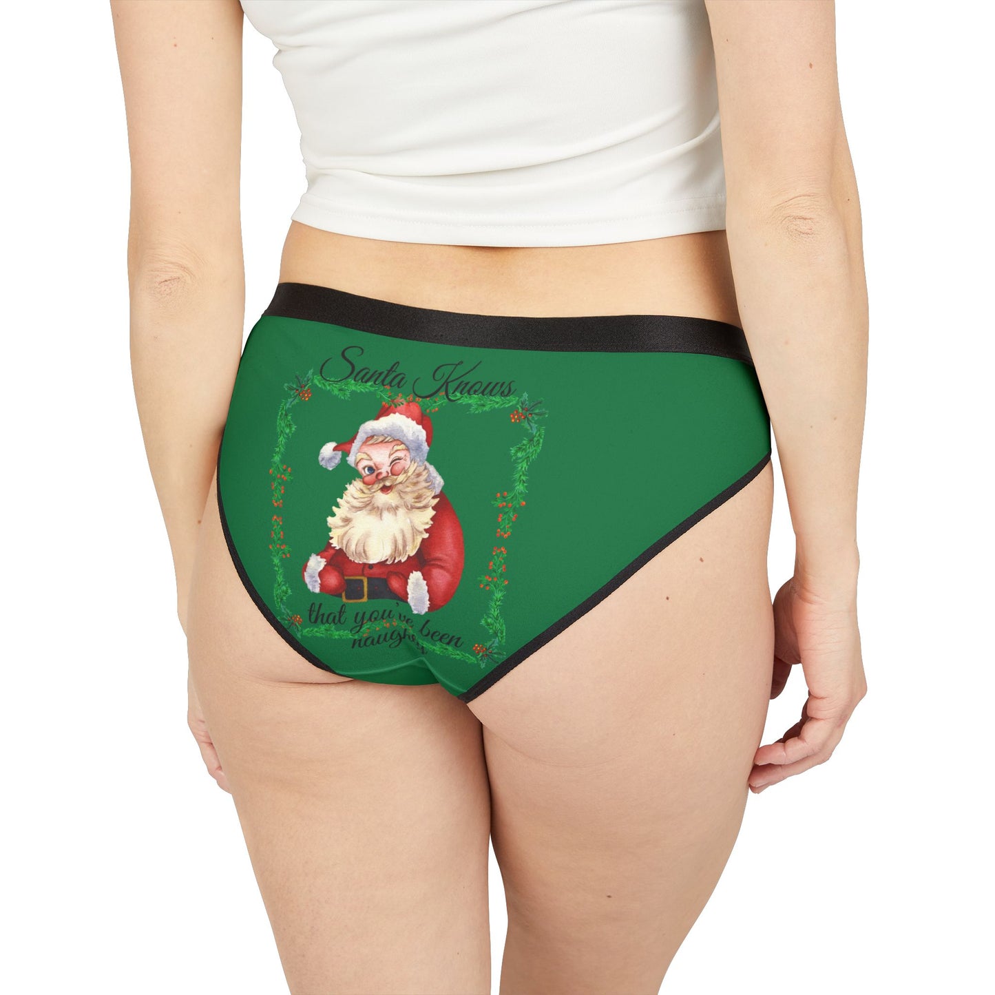 Santa Knows Women's Underwear (AOP)