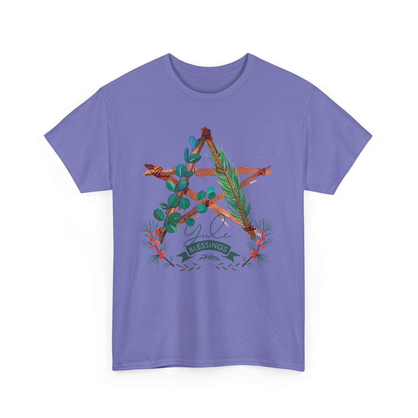 Yule Blessings Unisex Heavy Cotton Tee