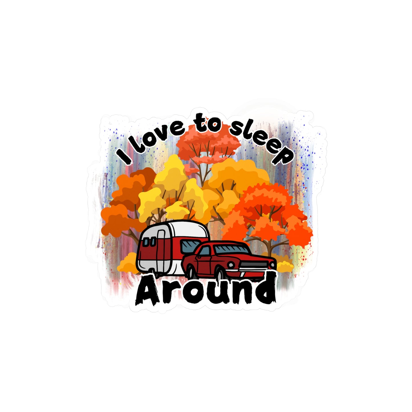 Love to Sleep Kiss-Cut Vinyl Decals