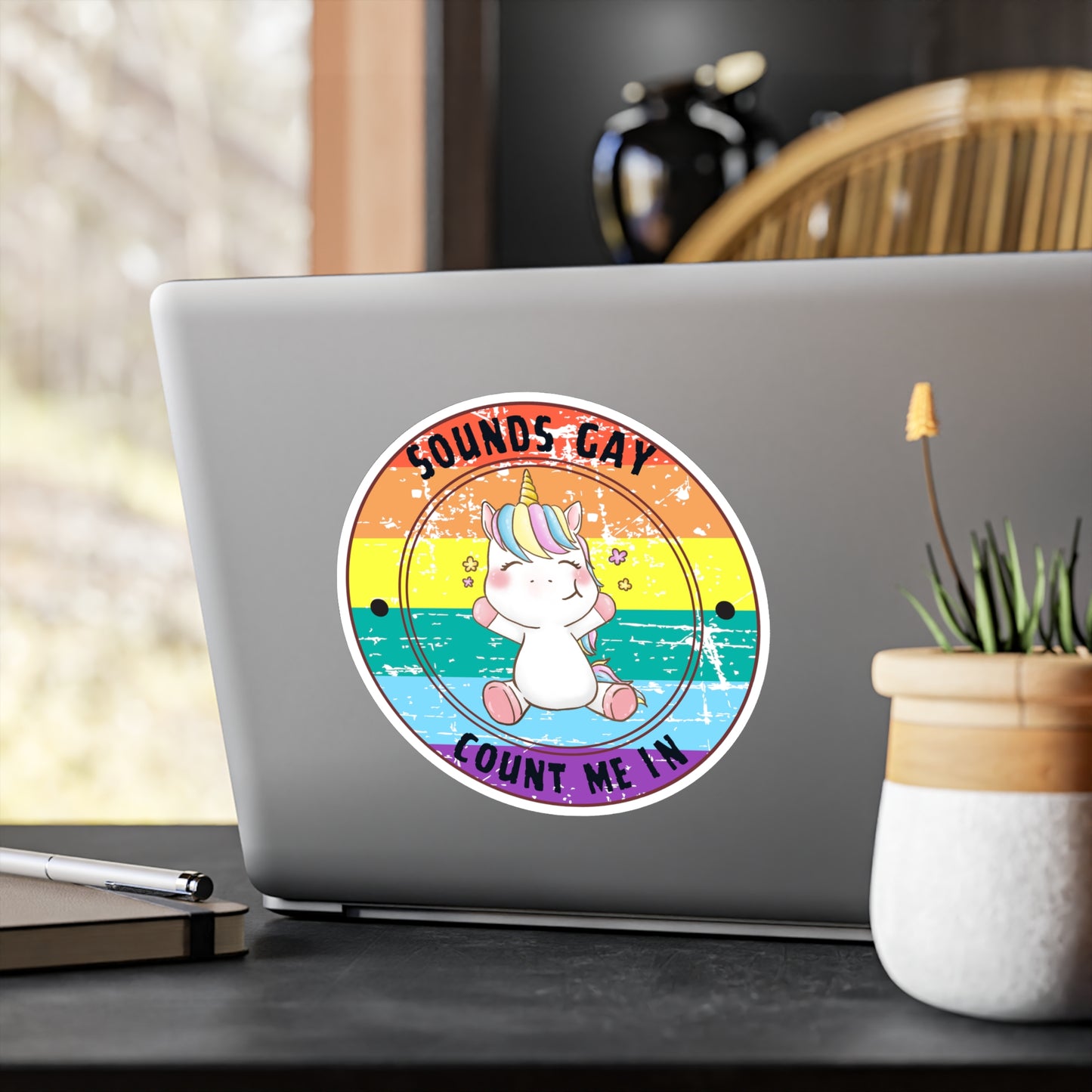 Sounds Gay Vinyl Decals