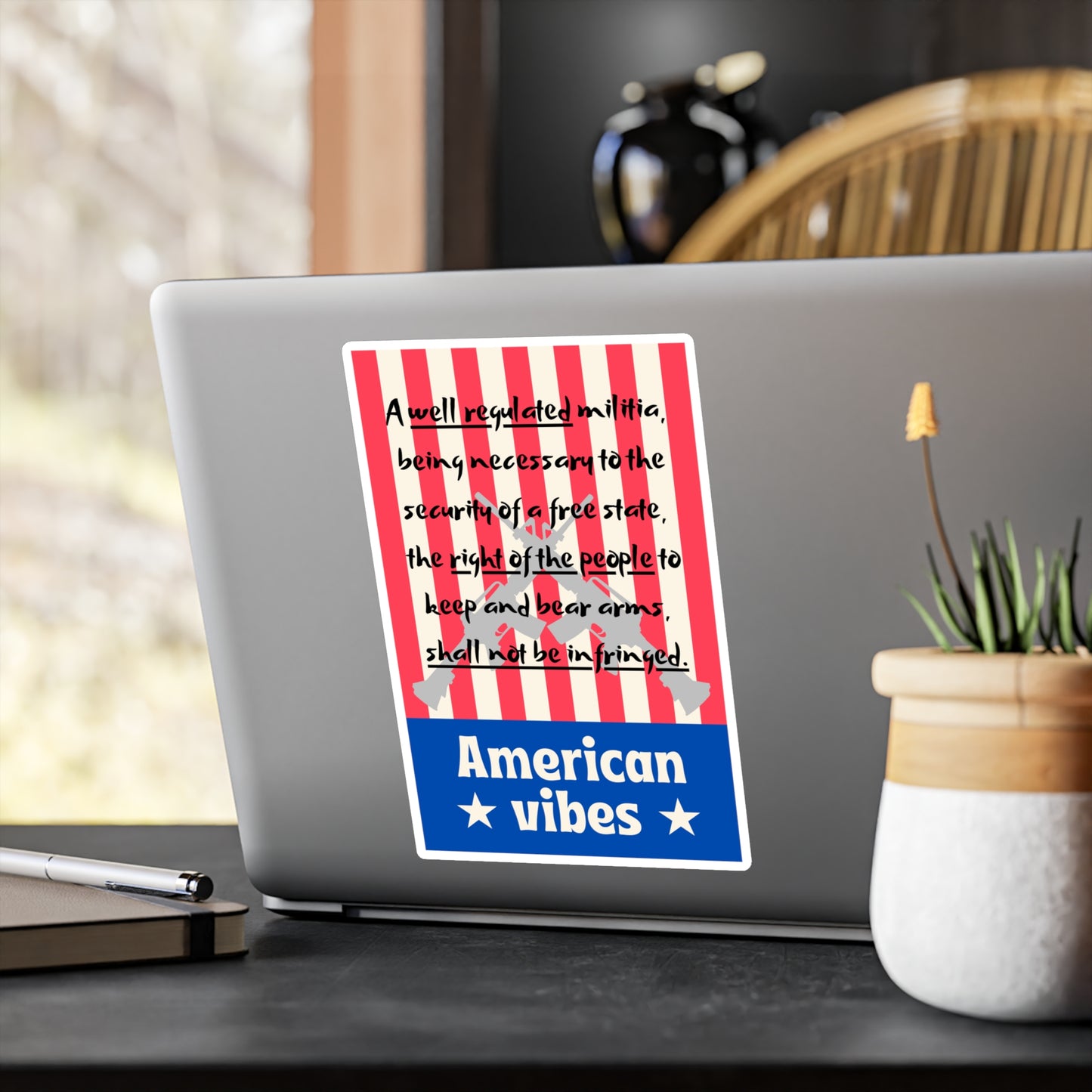 American Vibes Kiss-Cut Vinyl Decals
