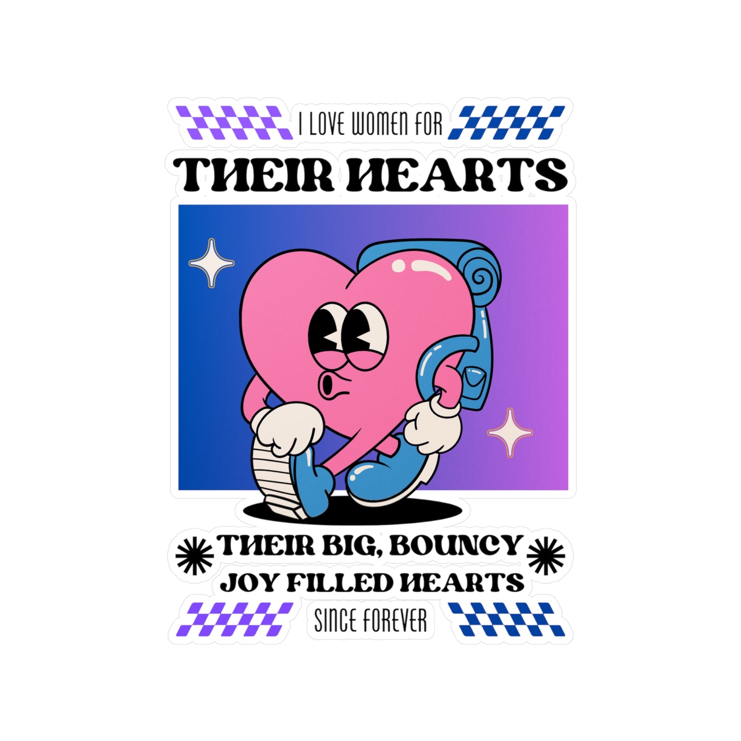 Love Hearts Kiss-Cut Vinyl Decals