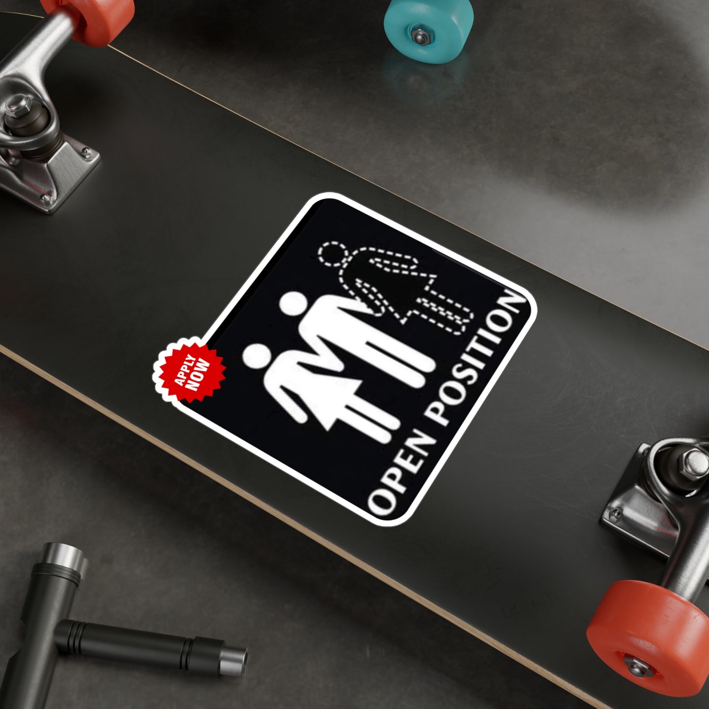 Open Position 2 Kiss-Cut Vinyl Decals