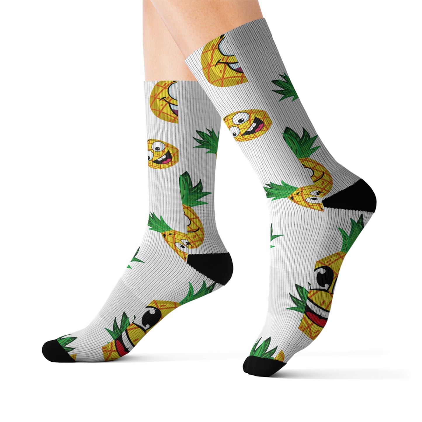 Pineapple Sublimation Socks