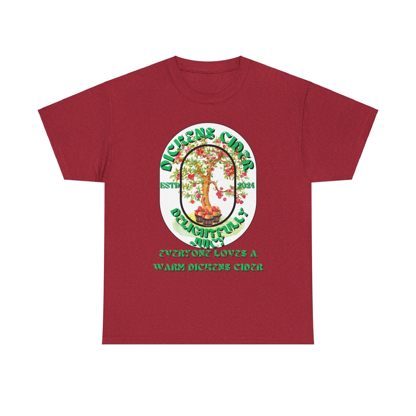 Dickens Cider Unisex Heavy Cotton Tee