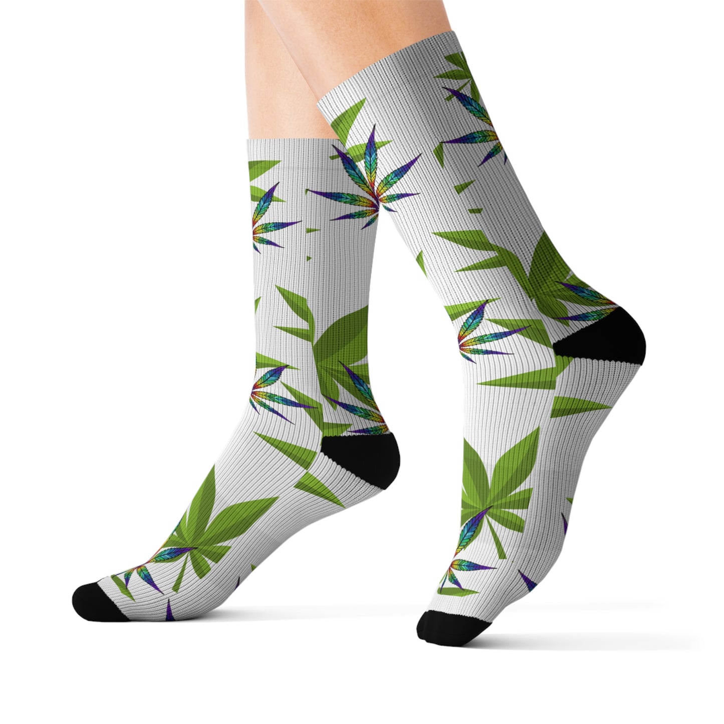 Weed Sublimation Socks