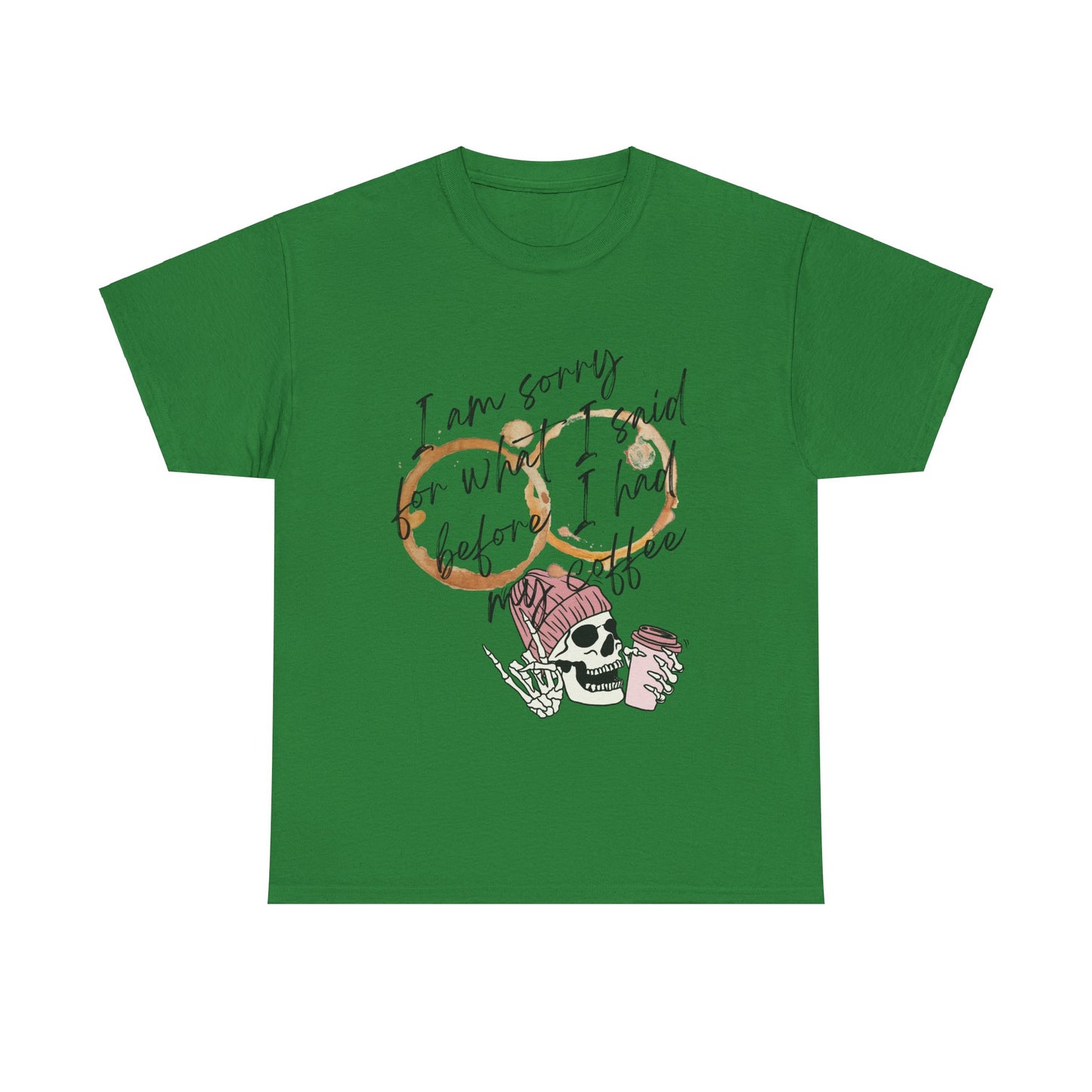 Coffee Unisex Heavy Cotton Tee