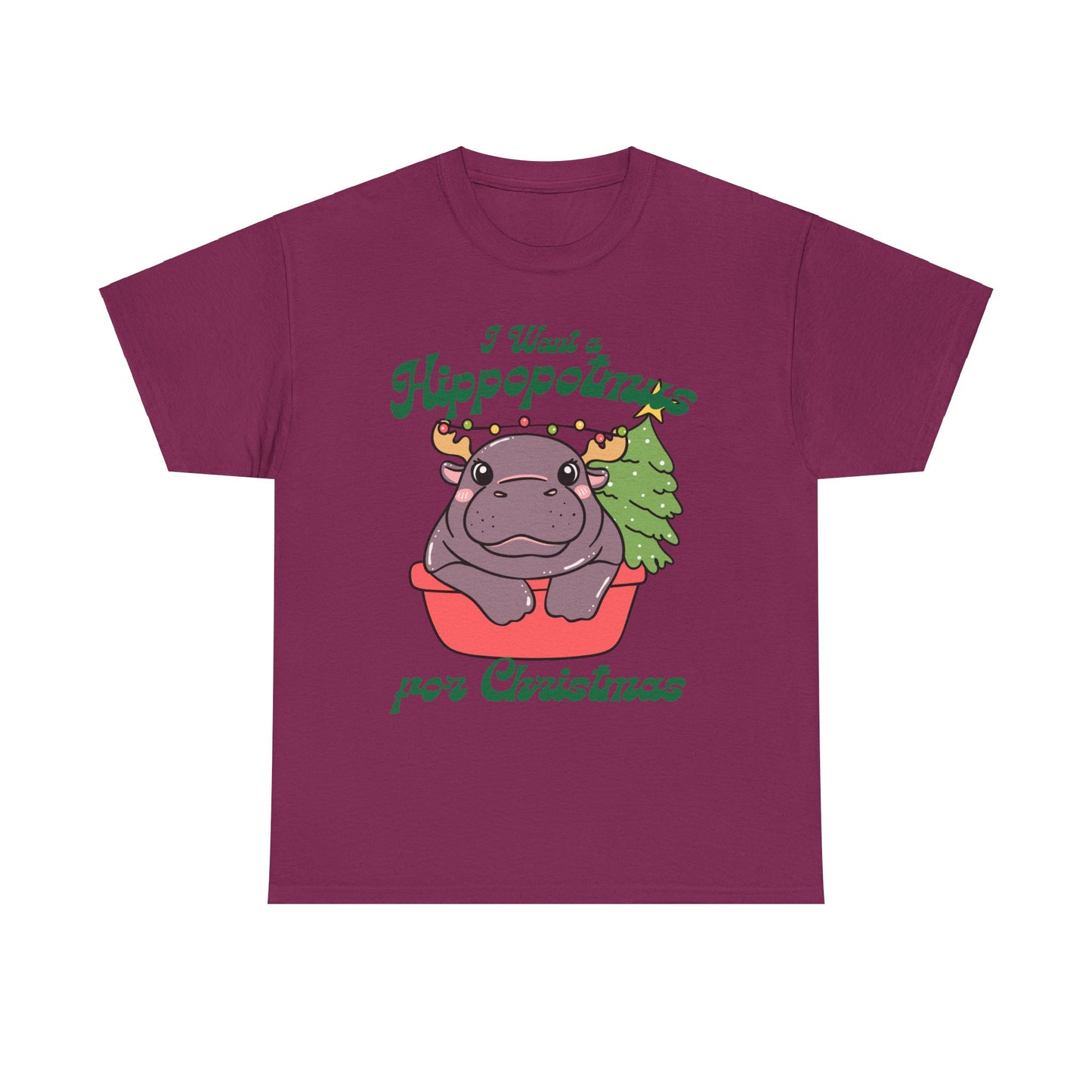 Hippo Unisex Heavy Cotton Tee