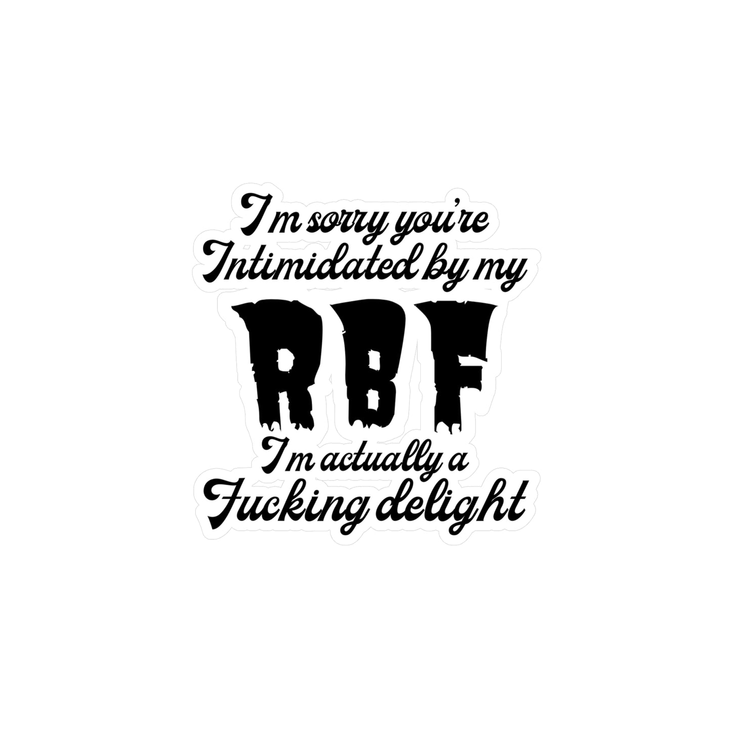 RBF Kiss-Cut Vinyl Decals
