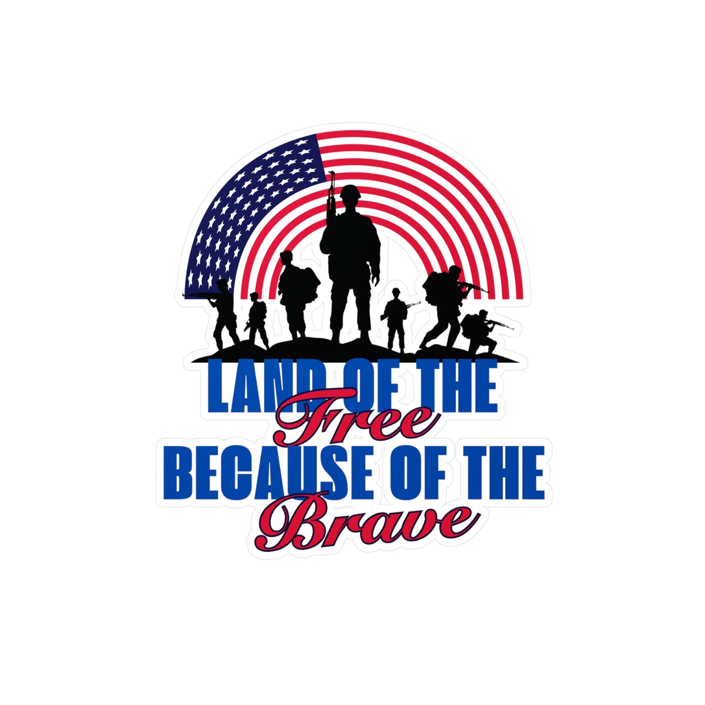 Brave Kiss-Cut Vinyl Decals