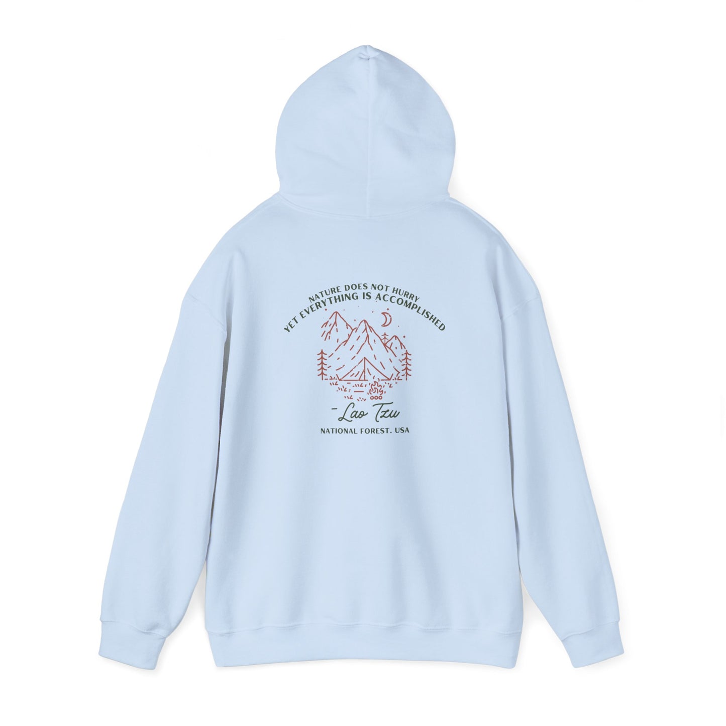 Nature does not hurry Unisex Heavy Blend™ Hooded Sweatshirt