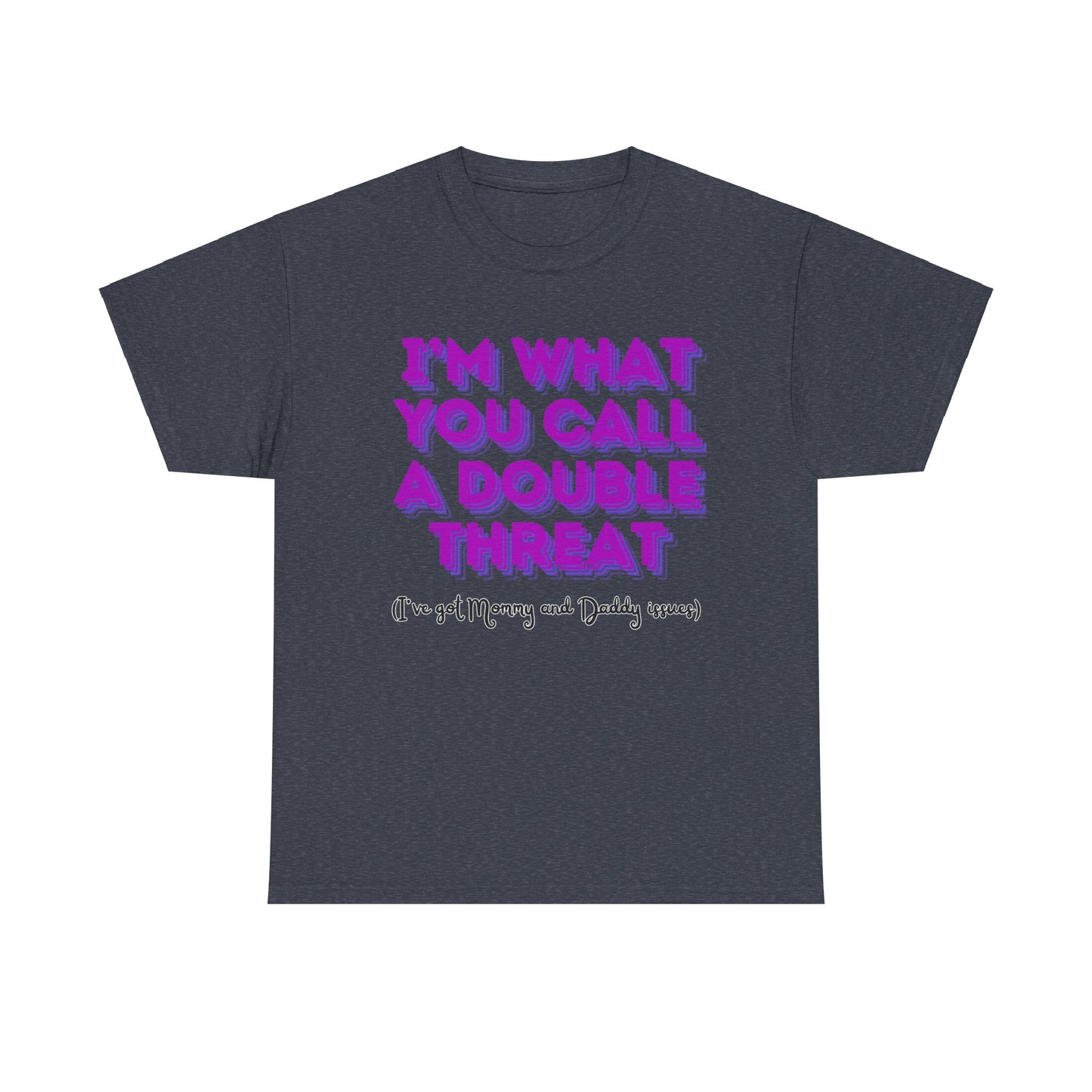Double Threat Unisex Heavy Cotton Tee