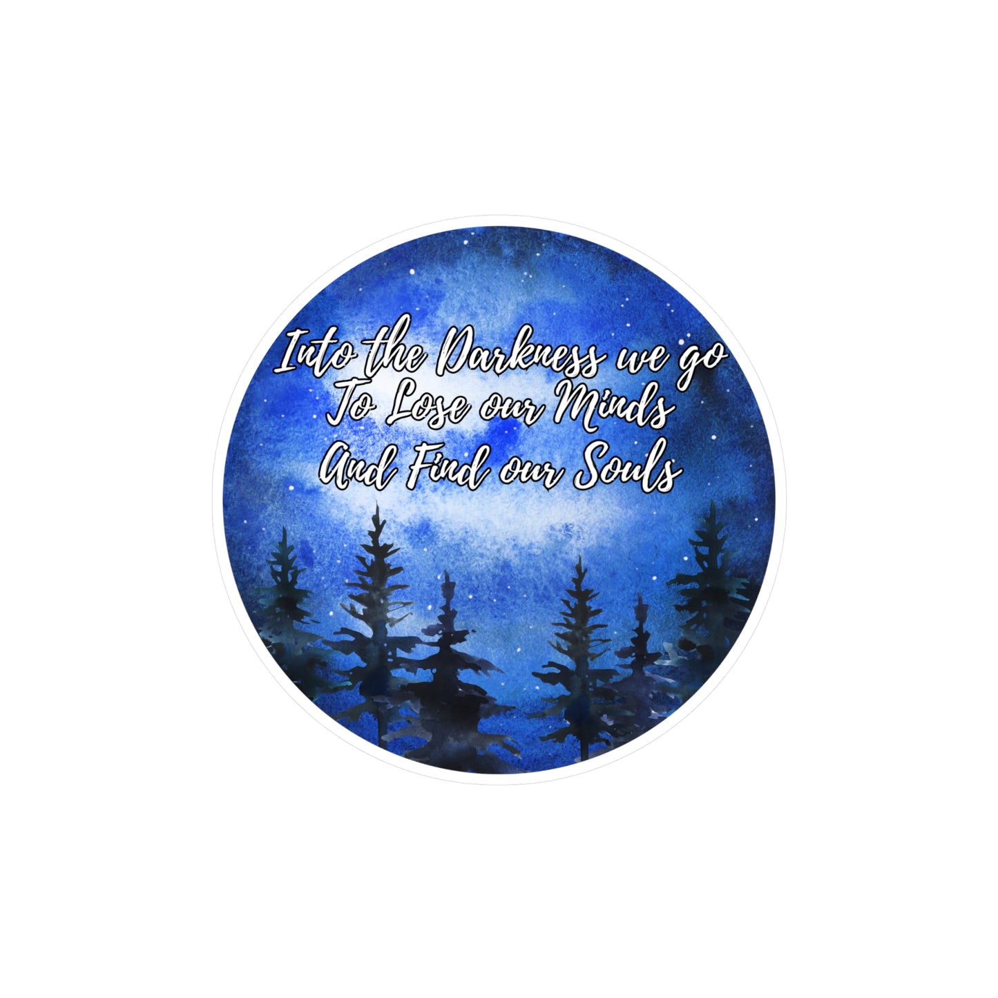 Into Darkness Kiss-Cut Vinyl Decals