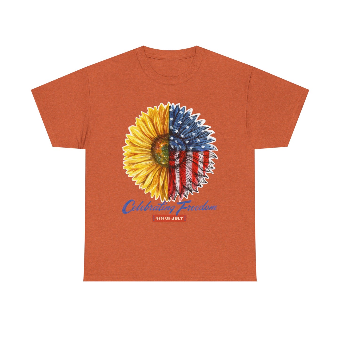 Sunflower American Flag
