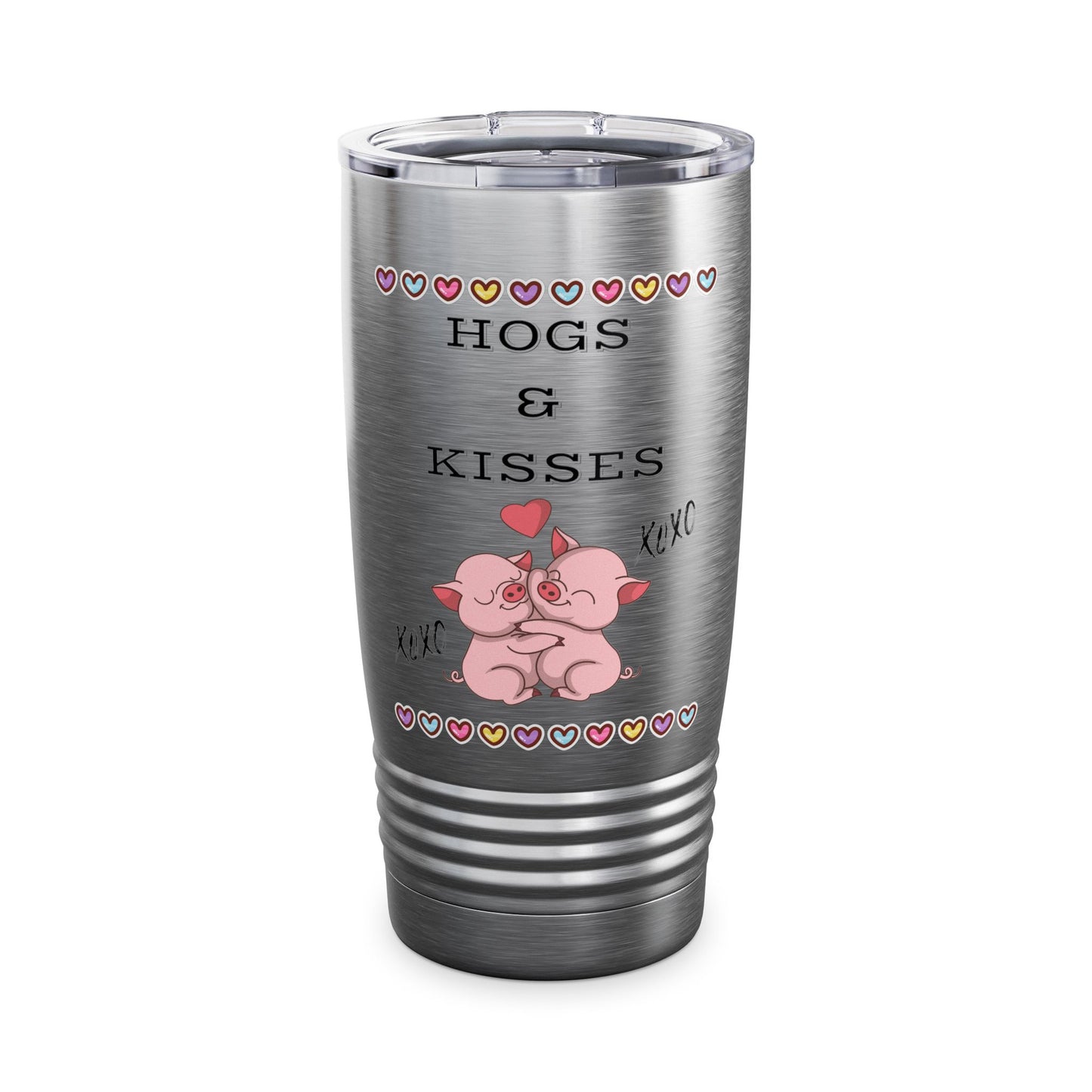 Hogs & Kisses Ringneck Tumbler, 20oz