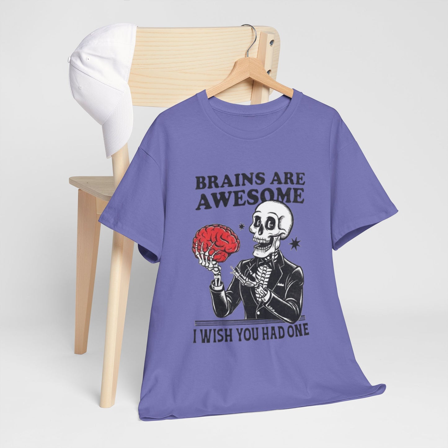 Brains Unisex Heavy Cotton Tee