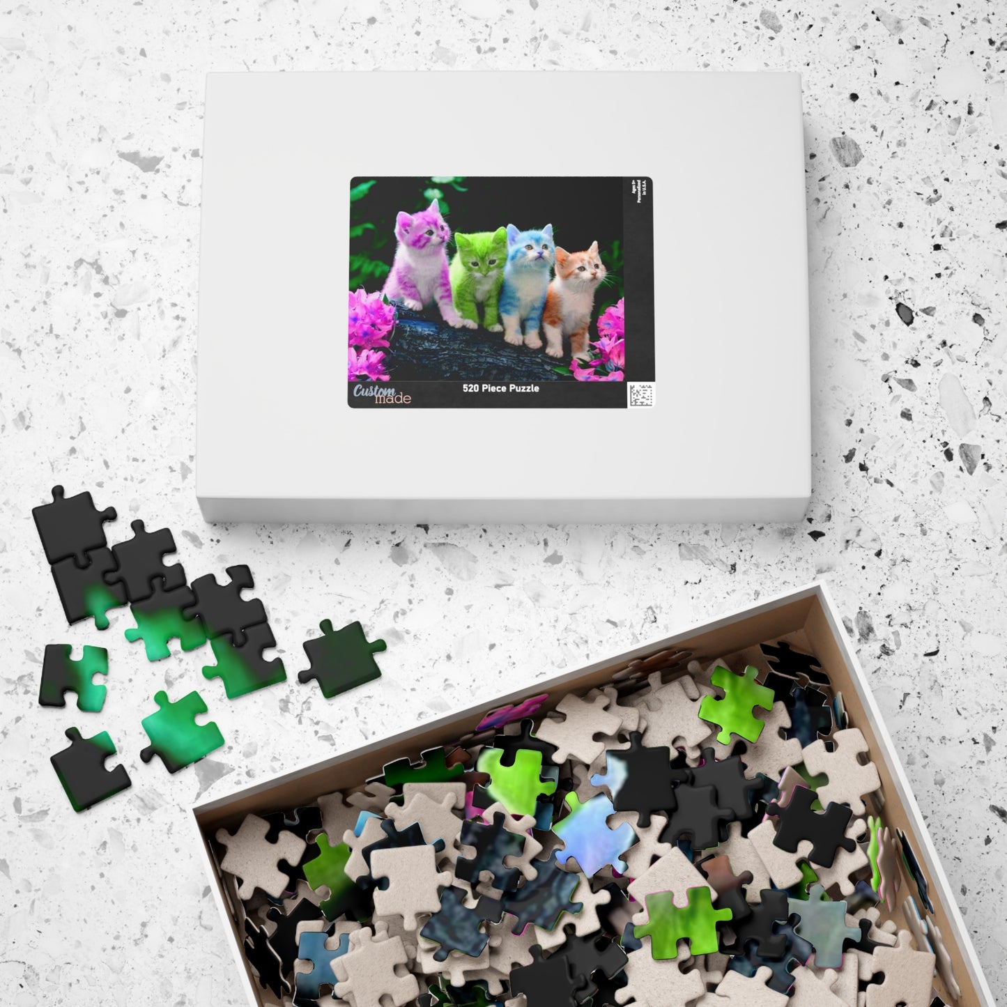 Colorful Kittens Puzzle (110, 252, 520-piece)