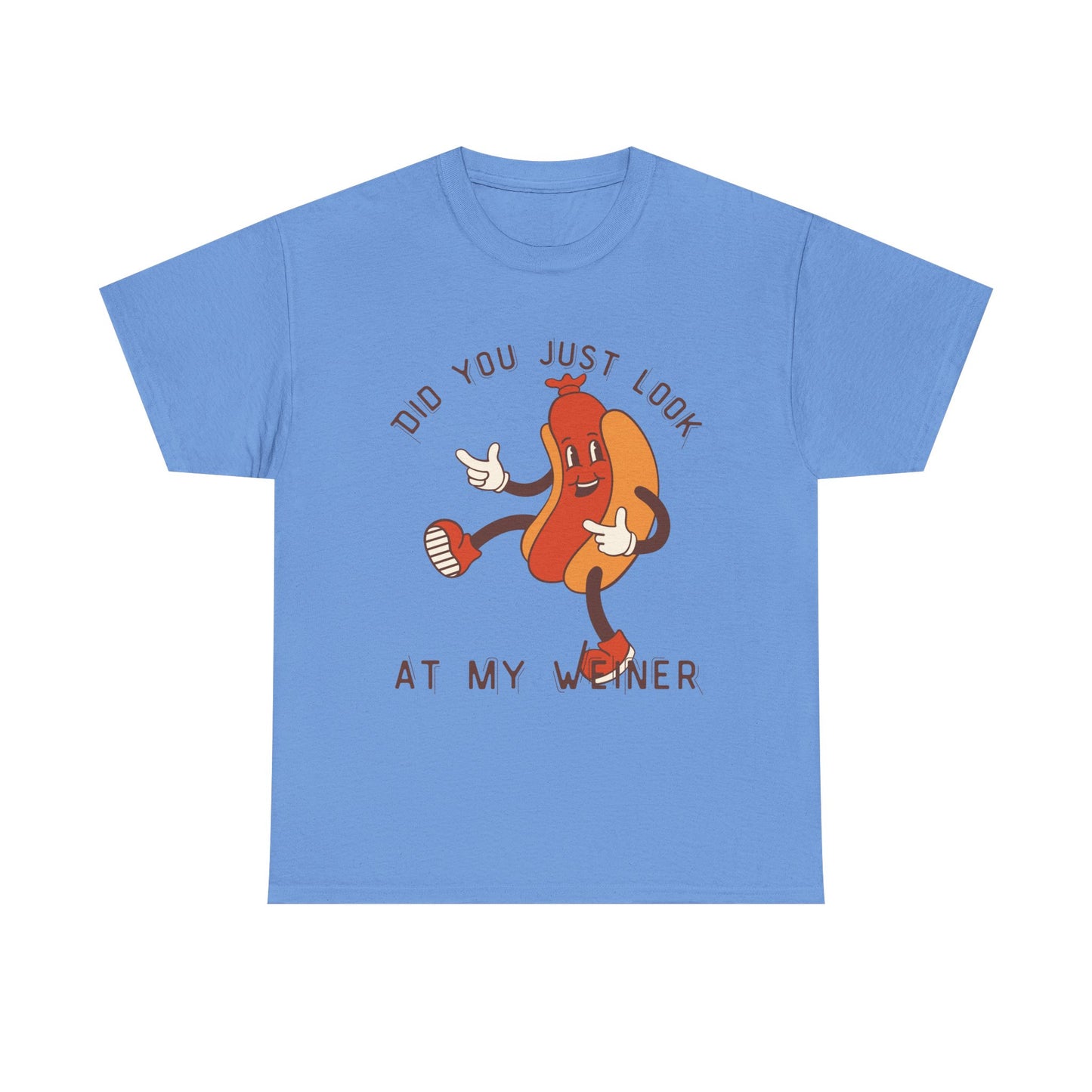 Did You Just Look -Unisex Heavy Cotton Tee