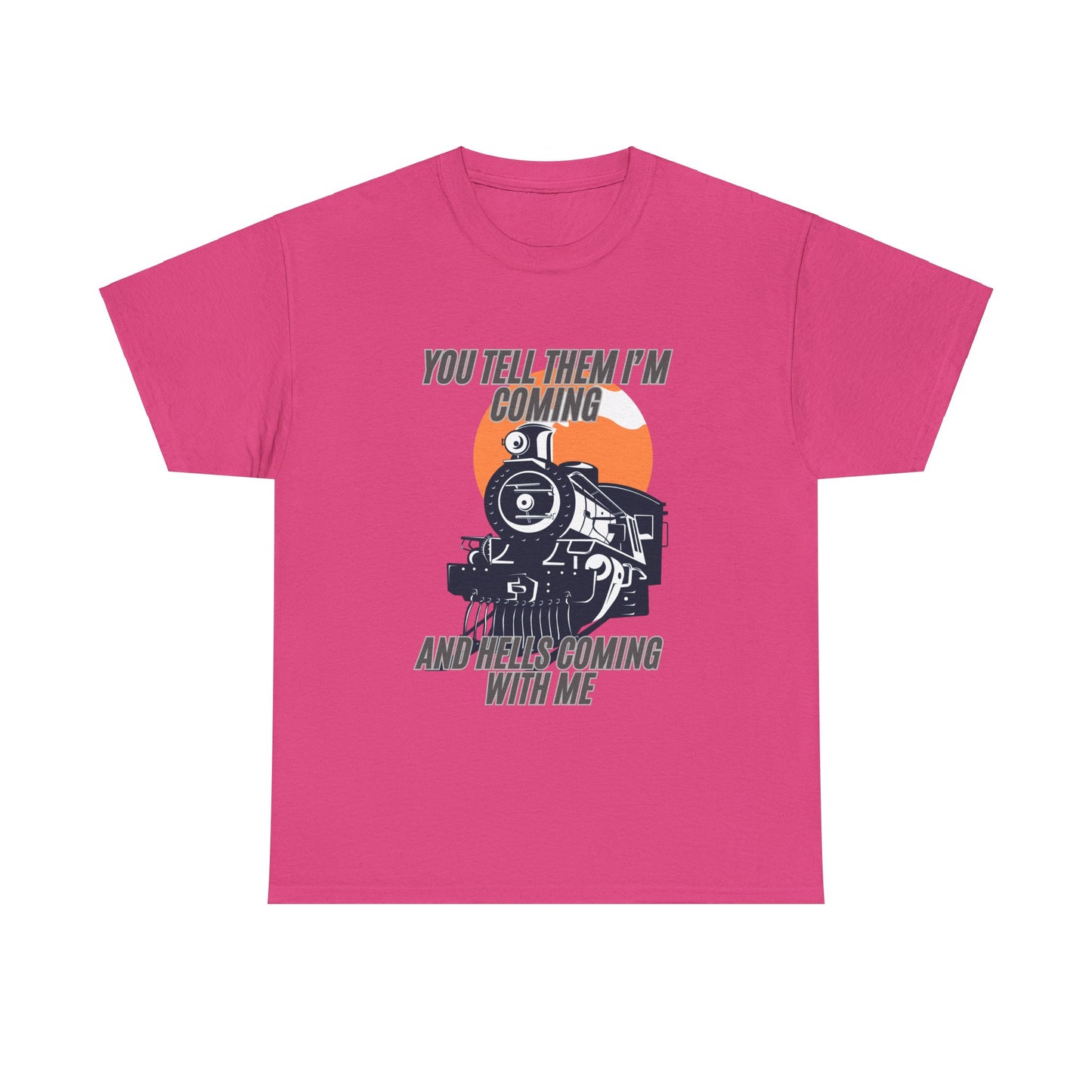 Hell's Coming Unisex Heavy Cotton Tee