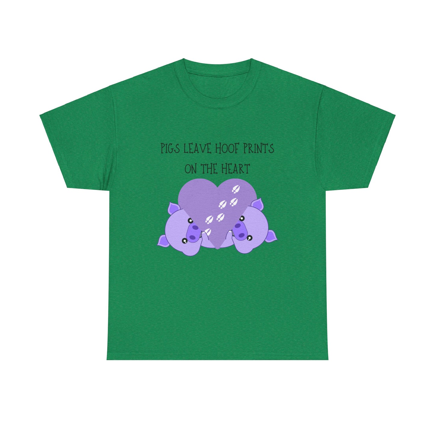 Pigs leave Unisex Heavy Cotton Tee