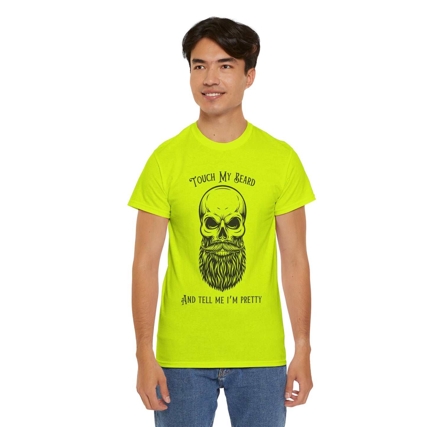 Touch My Beard Unisex Heavy Cotton Tee