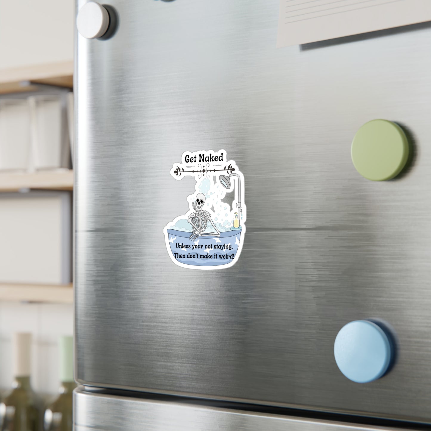 Get Naked Kiss-Cut Vinyl Decals
