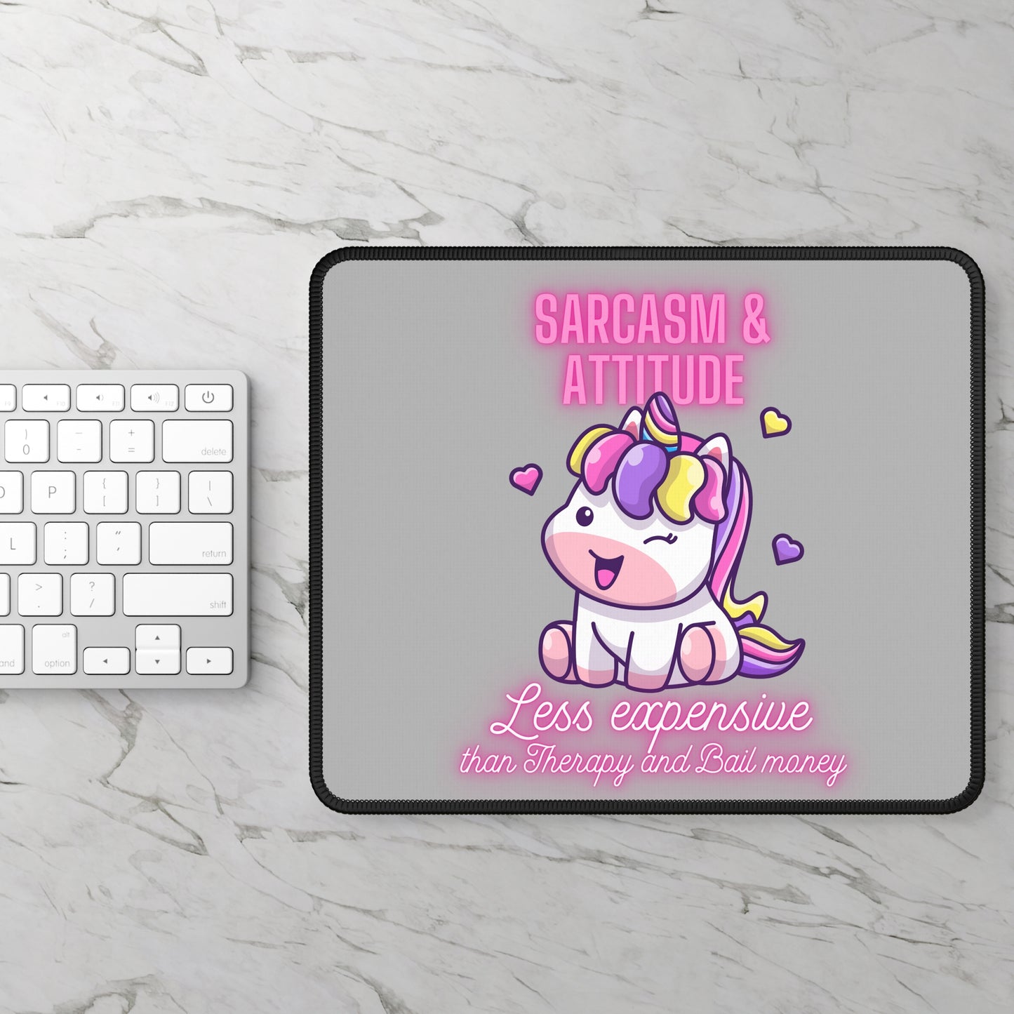Sarcasm & Attitude Gaming Mouse Pad