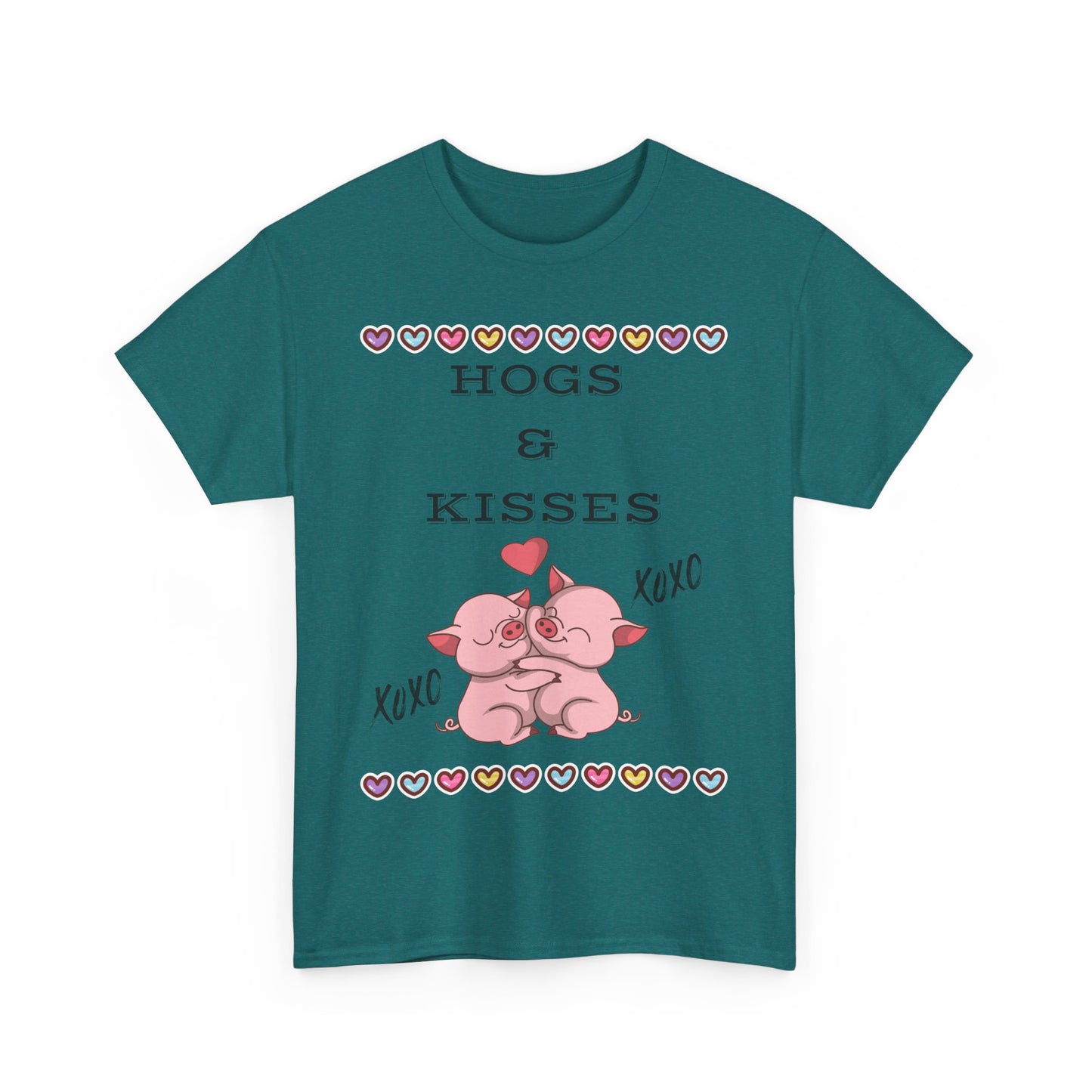 Hogs & Kisses Unisex Heavy Cotton Tee