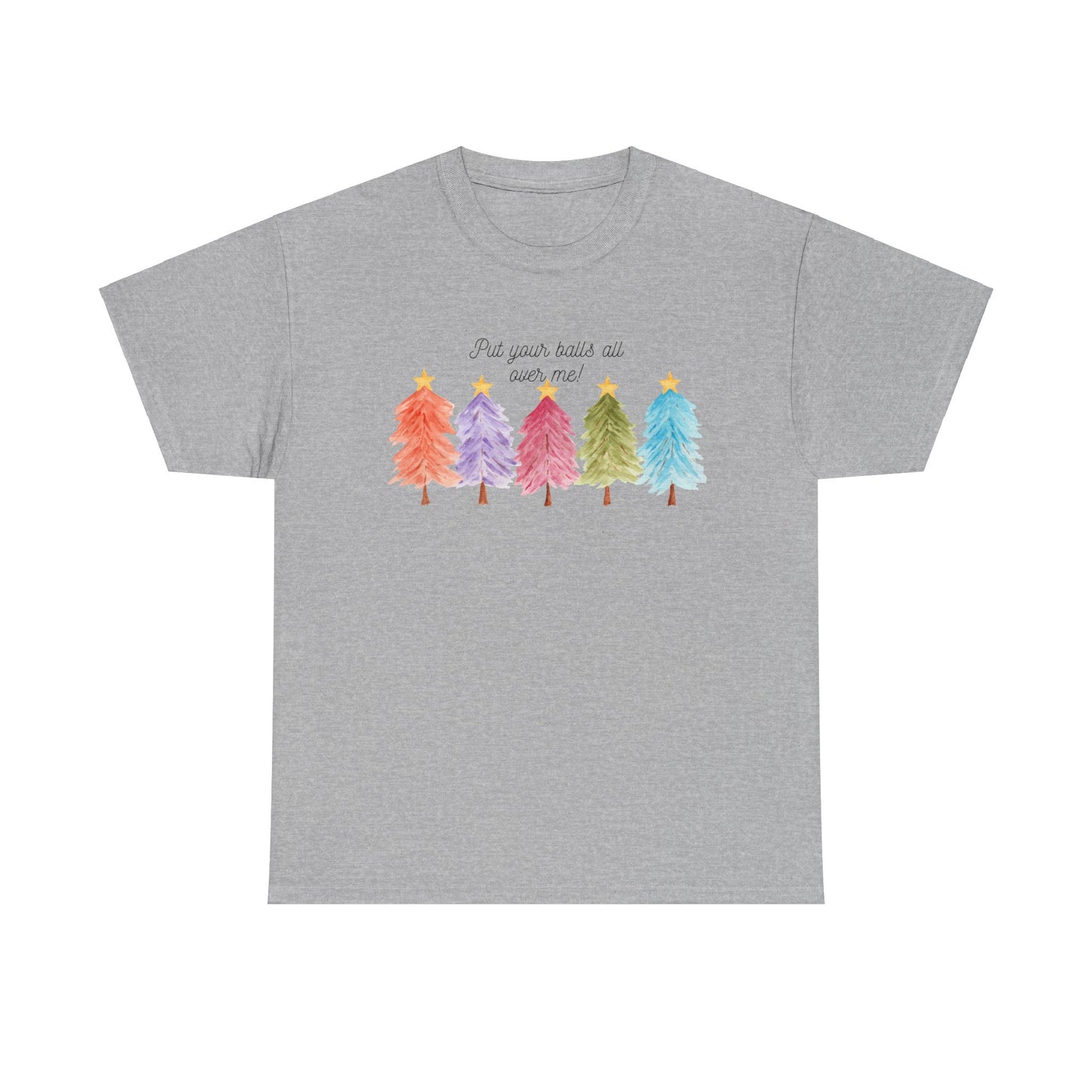 Christmas trees Unisex Heavy Cotton Tee