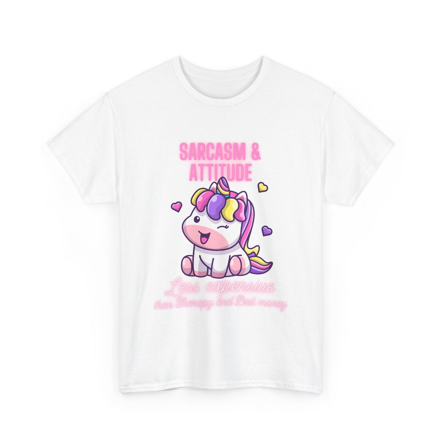 Sarcasm & attitude Unisex Heavy Cotton Tee