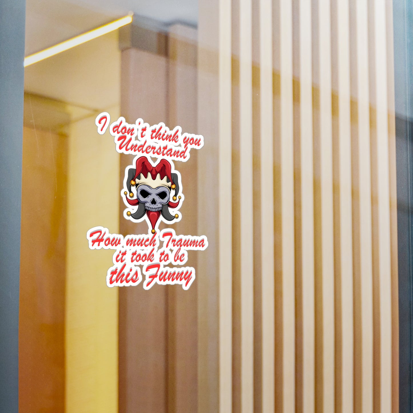 Trauma Kiss-Cut Vinyl Decals