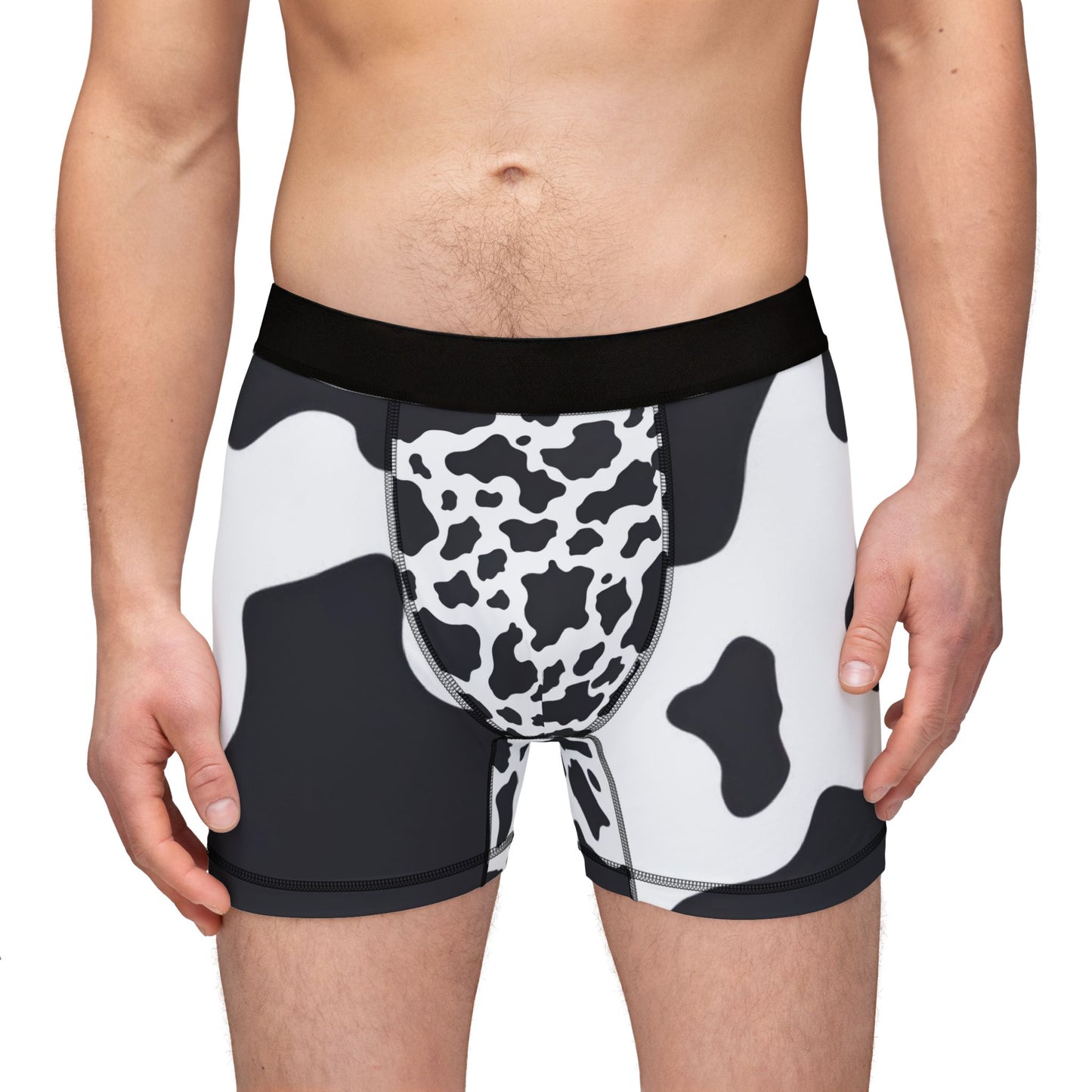 Cow Print Men's Boxers (AOP)