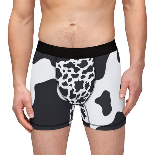 Cow Print Men's Boxers (AOP)