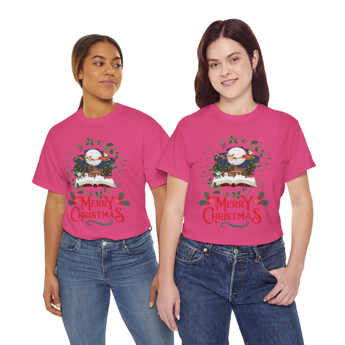 Merry Christmas Unisex Heavy Cotton Tee