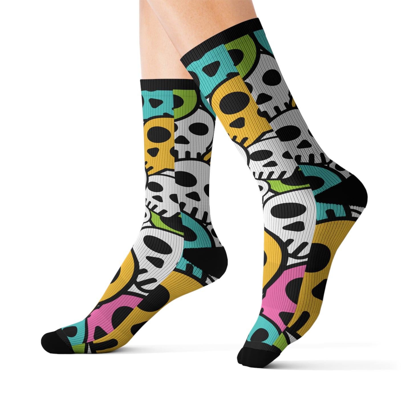Skulls Sublimation Socks