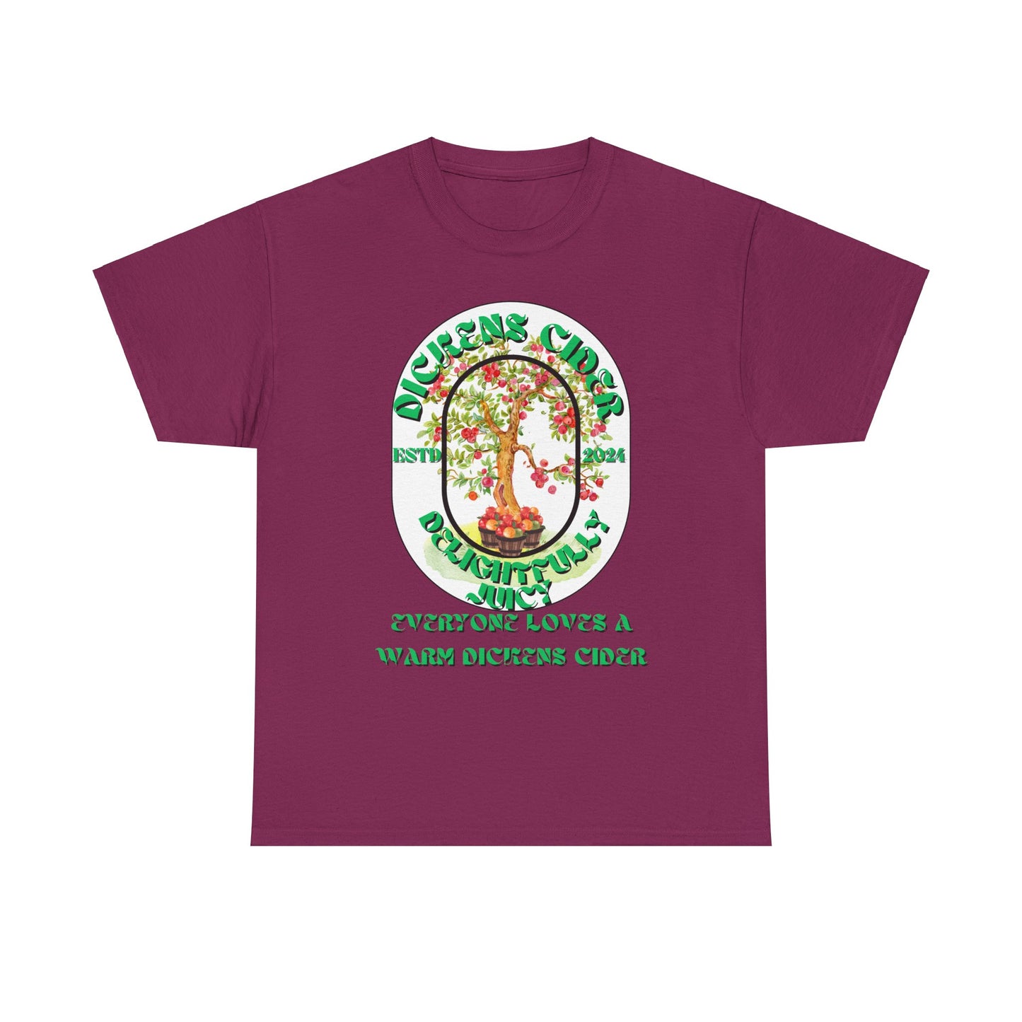 Dickens Cider Unisex Heavy Cotton Tee